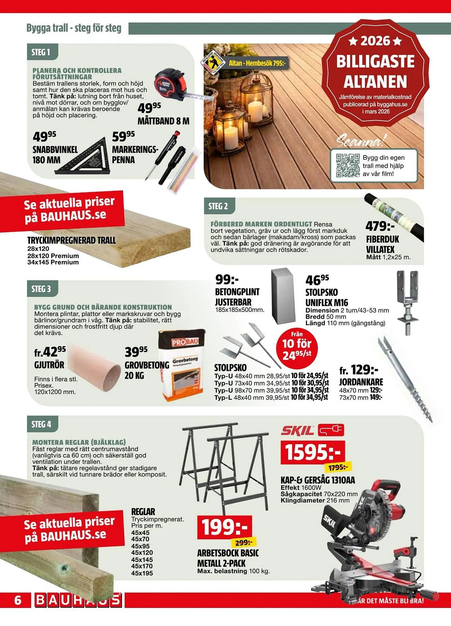 Bauhaus reklamblad från 7 april till 20 april 2026 - Reklamblad sidor 6