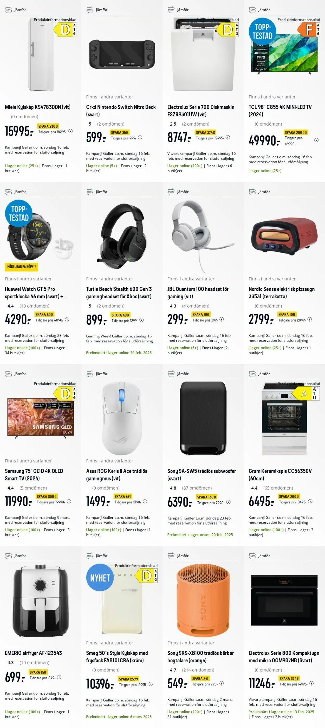 Elgiganten från 10 februari till 16 februari 2025 - Reklamblad sidor 35