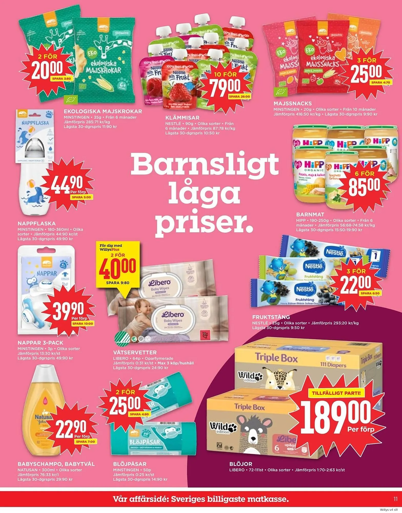 Willys reklamblad från 19 januari till 25 januari 2026 - Reklamblad sidor 11