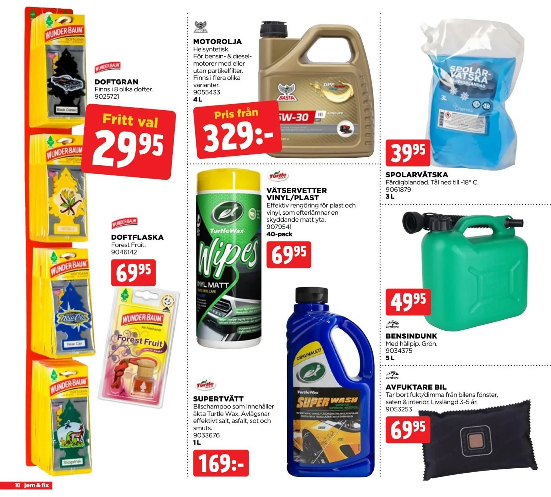 Jem&Fix reklamblad från 6 oktober till 20 oktober 2025 - Reklamblad sidor 10