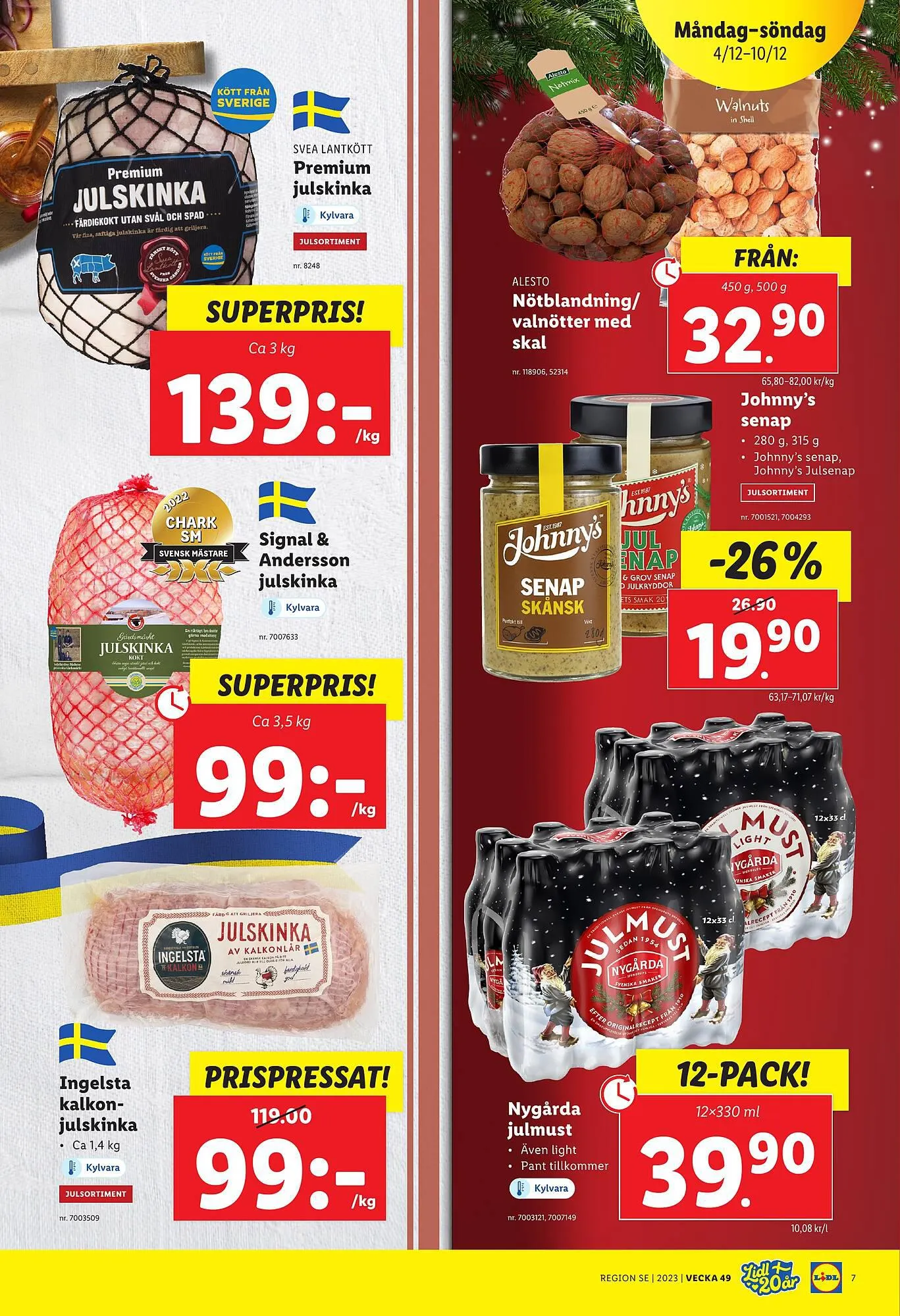 Lidl reklamblad från 4 december till 10 december 2023 - Reklamblad sidor 7