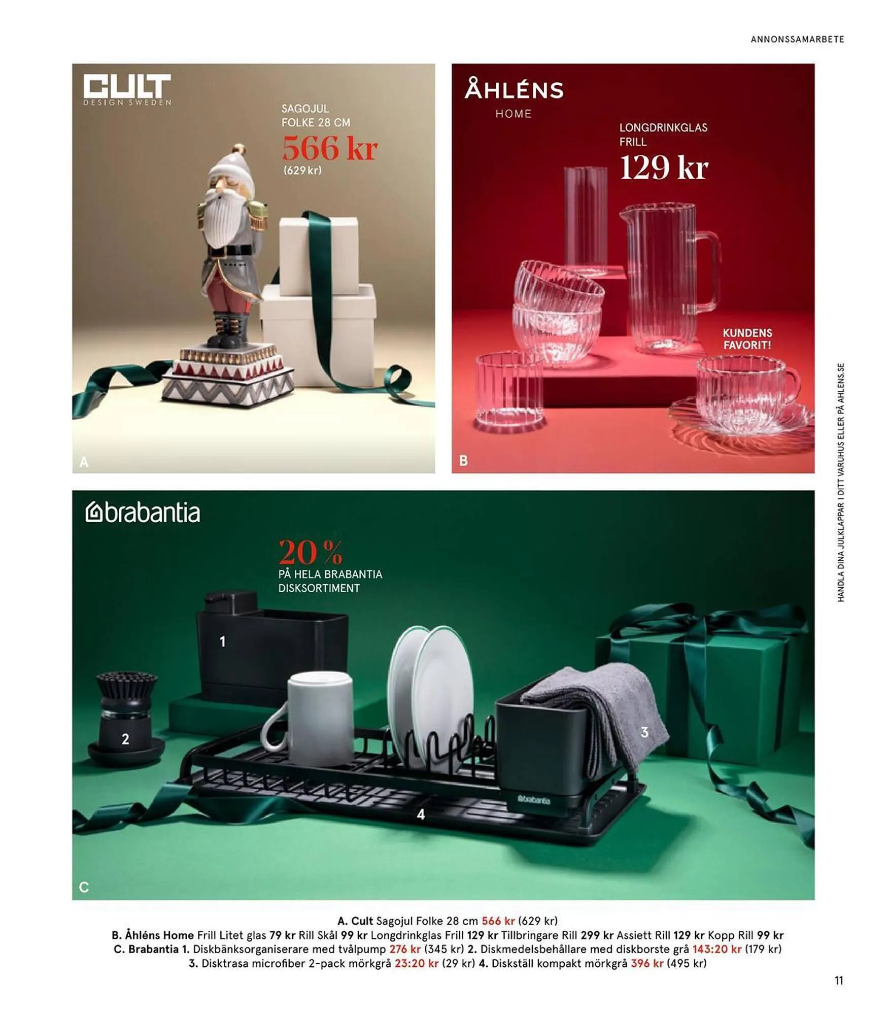 Åhléns reklamblad från 24 november till 24 december 2023 - Reklamblad sidor 11