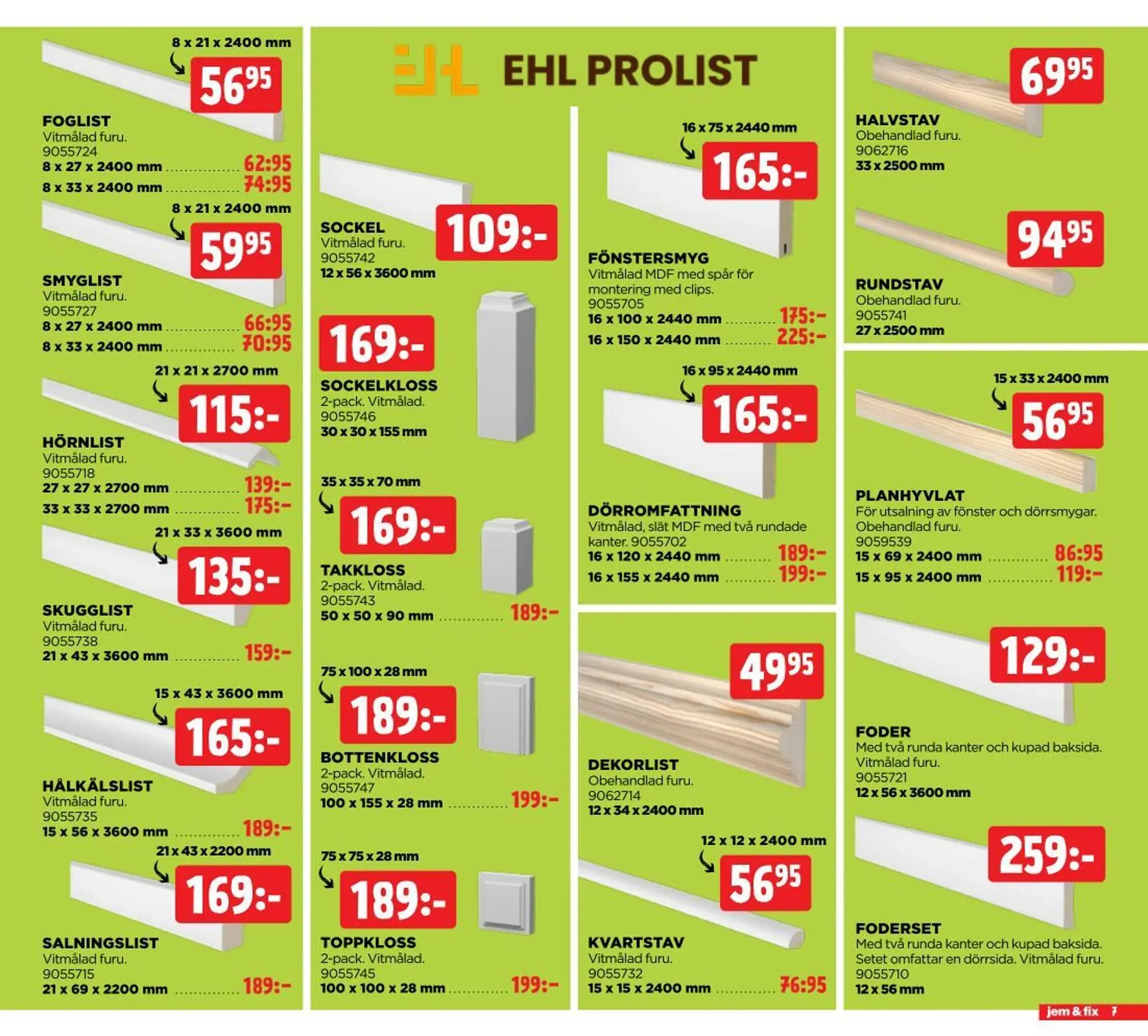 Jem&Fix reklamblad från 10 mars till 23 mars 2025 - Reklamblad sidor 7