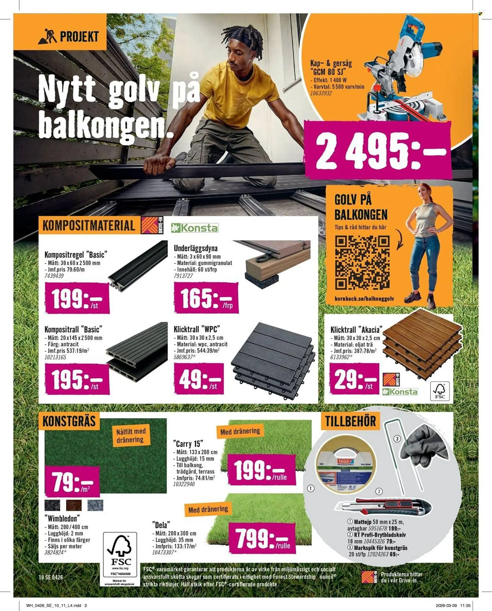 Hornbach reklamblad från 1 april till 30 april 2026 - Reklamblad sidor 10
