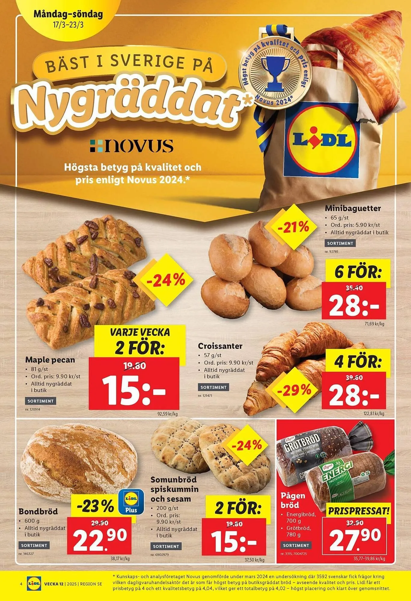 Lidl reklamblad från 17 mars till 23 mars 2025 - Reklamblad sidor 4