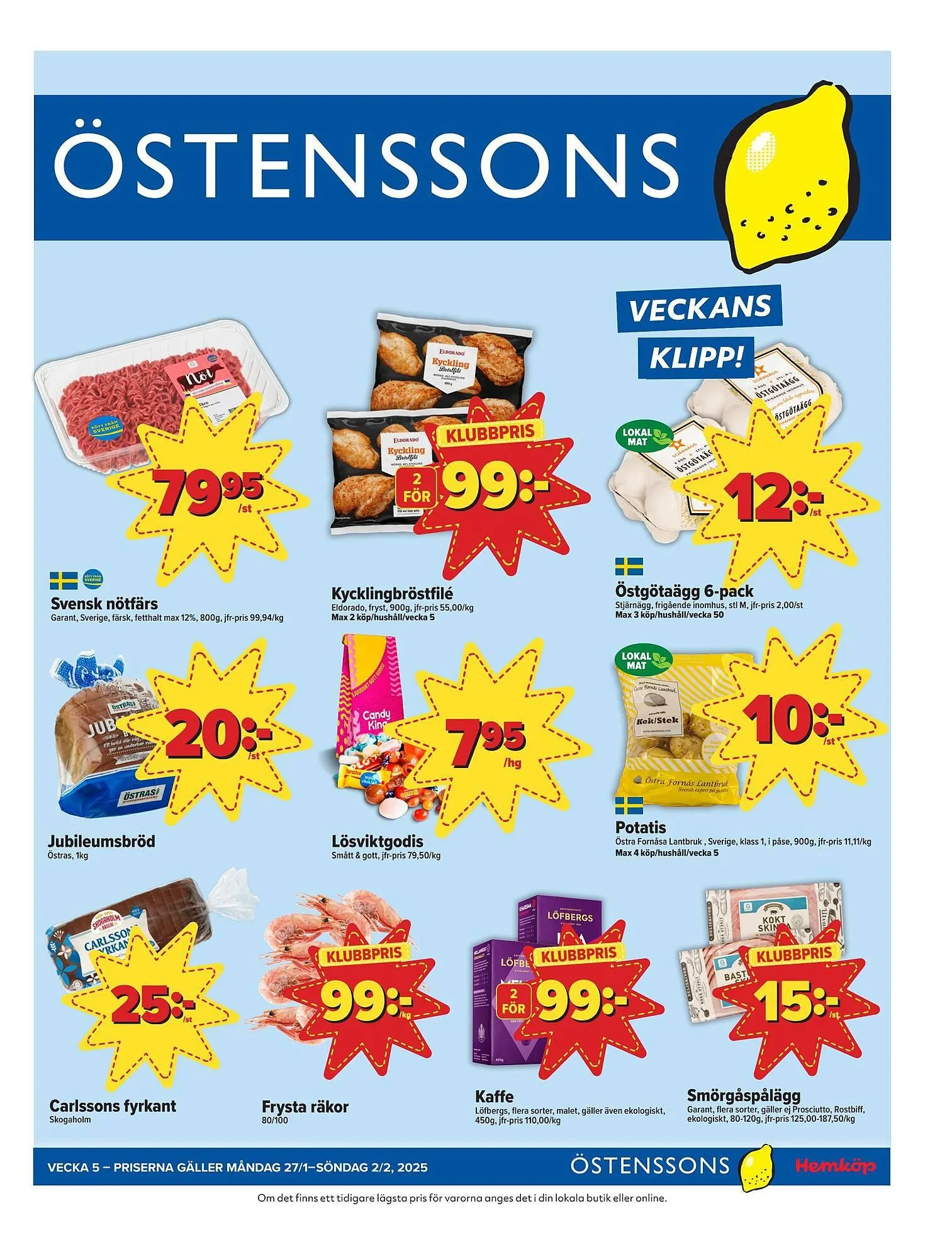 Östenssons reklamblad - 1