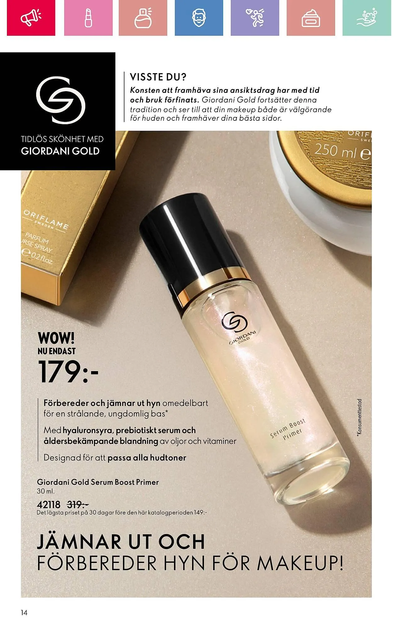 Oriflame reklamblad från 20 april till 9 maj 2025 - Reklamblad sidor 14