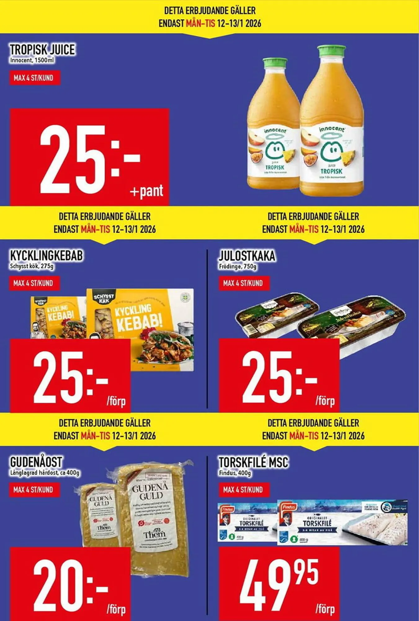 Matdax reklamblad från 12 januari till 18 januari 2026 - Reklamblad sidor 2