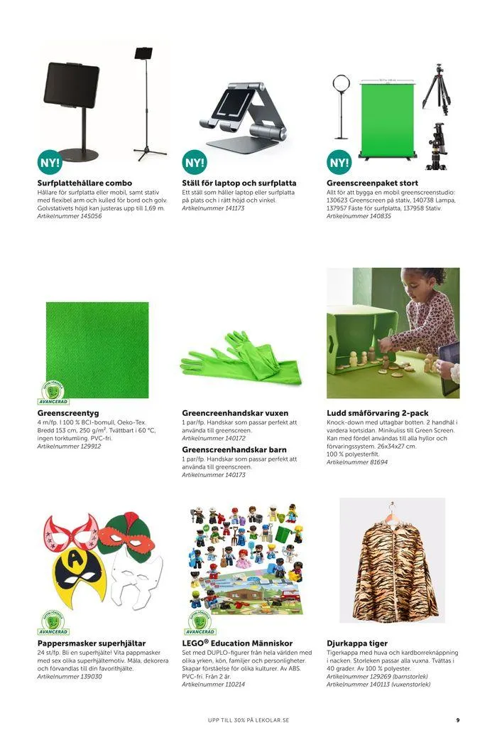 Nyheter forskola 2024 från 23 februari till 31 december 2024 - Reklamblad sidor 9