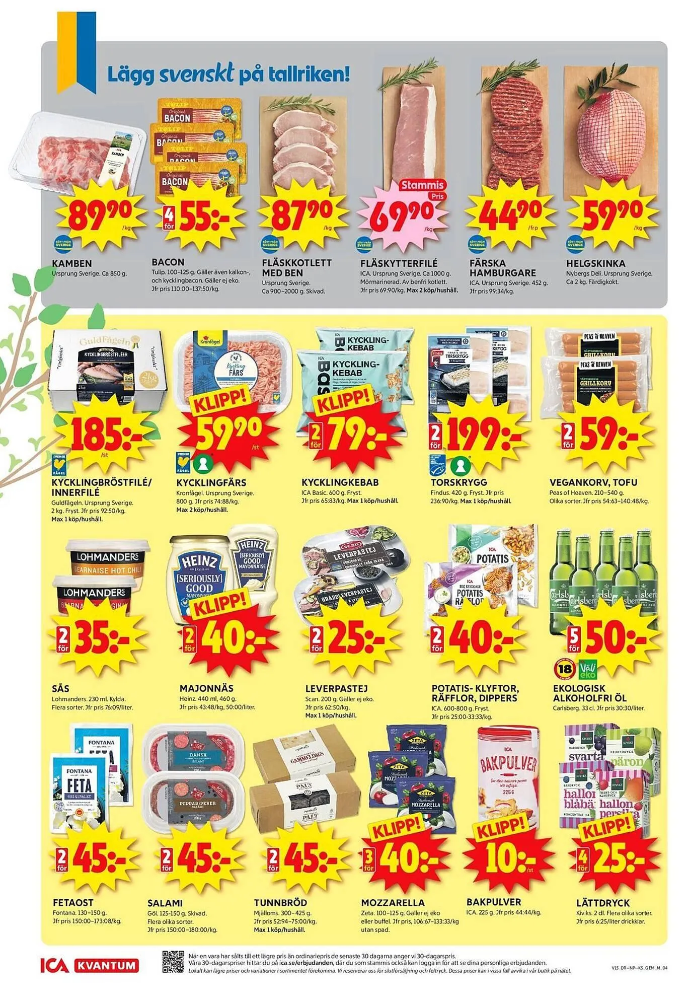 ICA Kvantum reklamblad från 7 april till 13 april 2025 - Reklamblad sidor 4