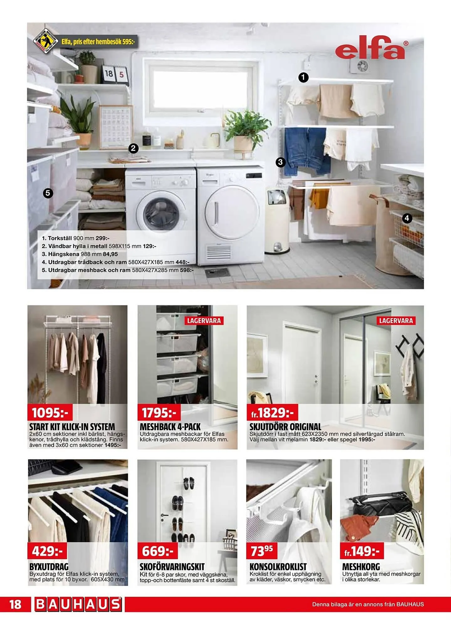 Bauhaus reklamblad från 11 september till 1 oktober 2023 - Reklamblad sidor 18