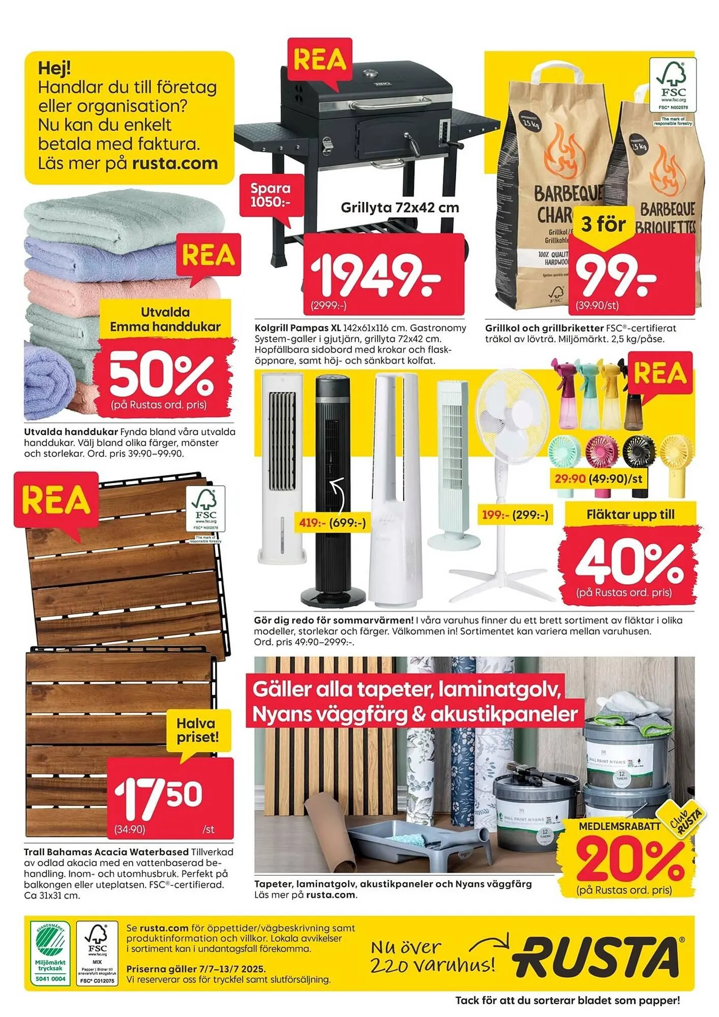 Rusta reklamblad från 7 juli till 13 juli 2025 - Reklamblad sidor 16
