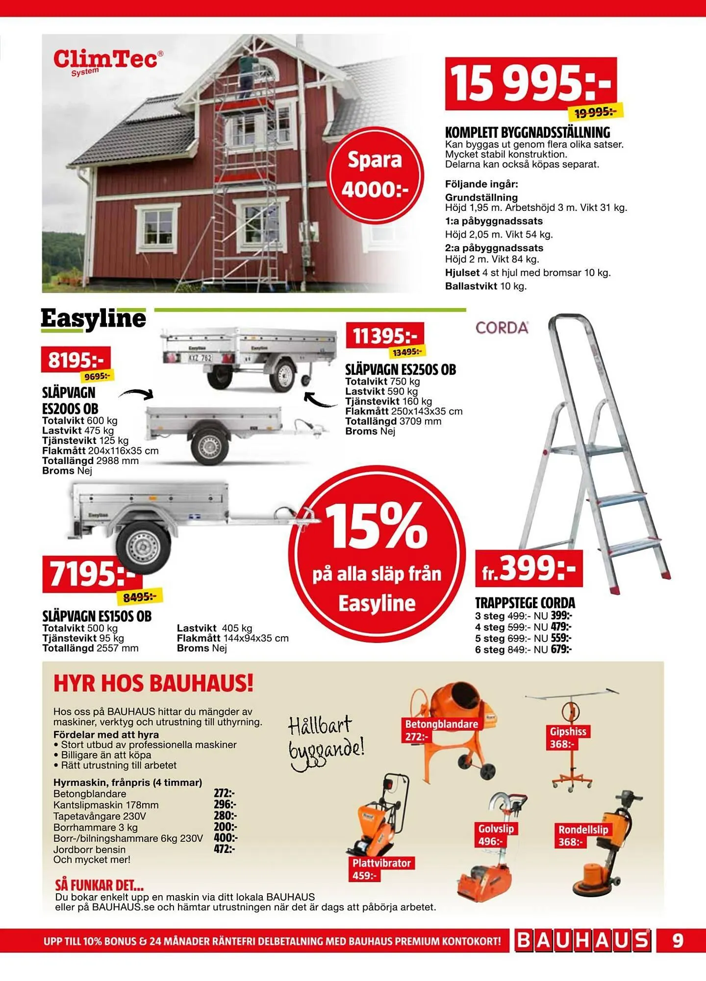 Bauhaus reklamblad från 1 september till 14 september 2025 - Reklamblad sidor 9