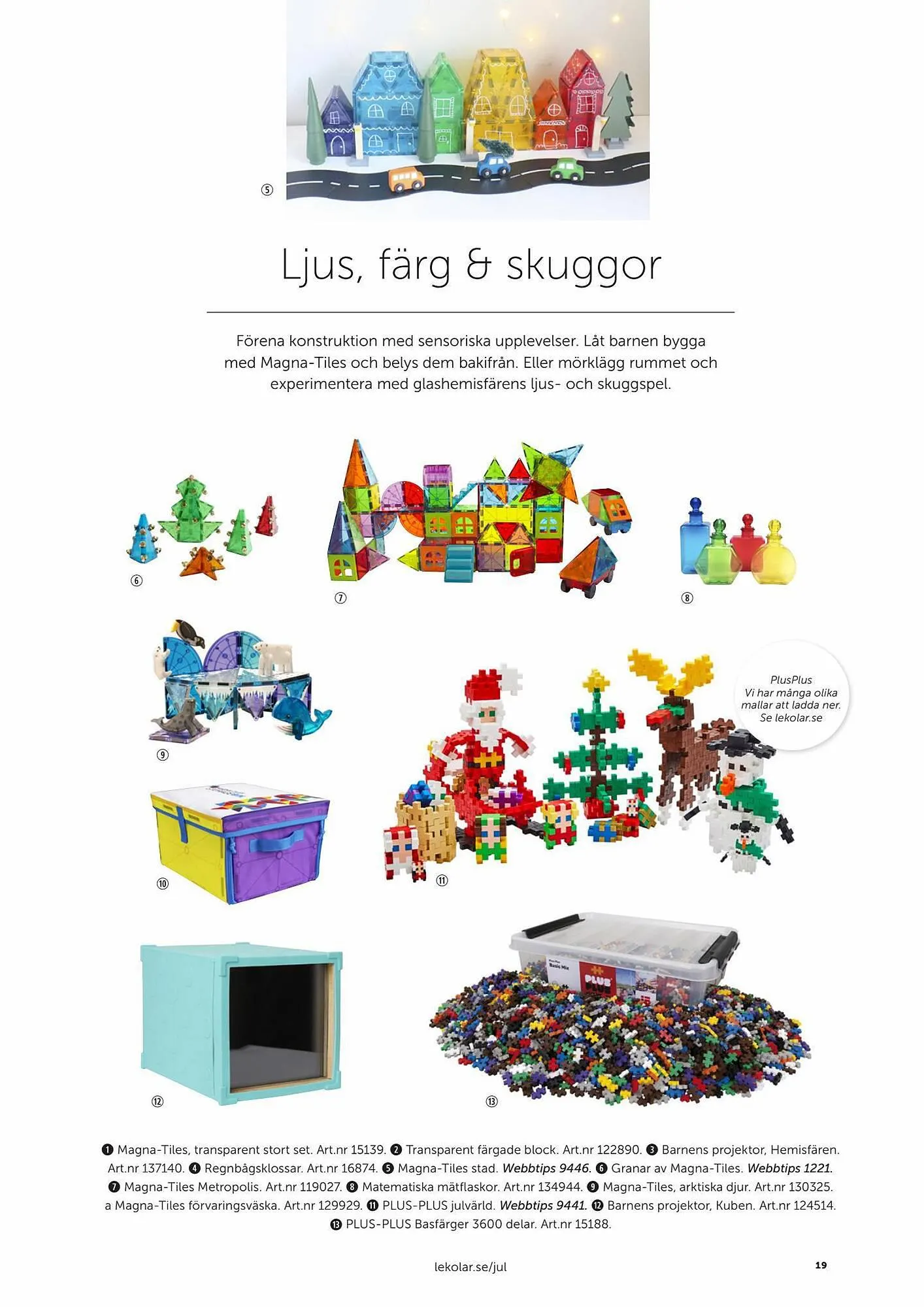 Lekolar reklamblad från 1 oktober till 31 december 2023 - Reklamblad sidor 19
