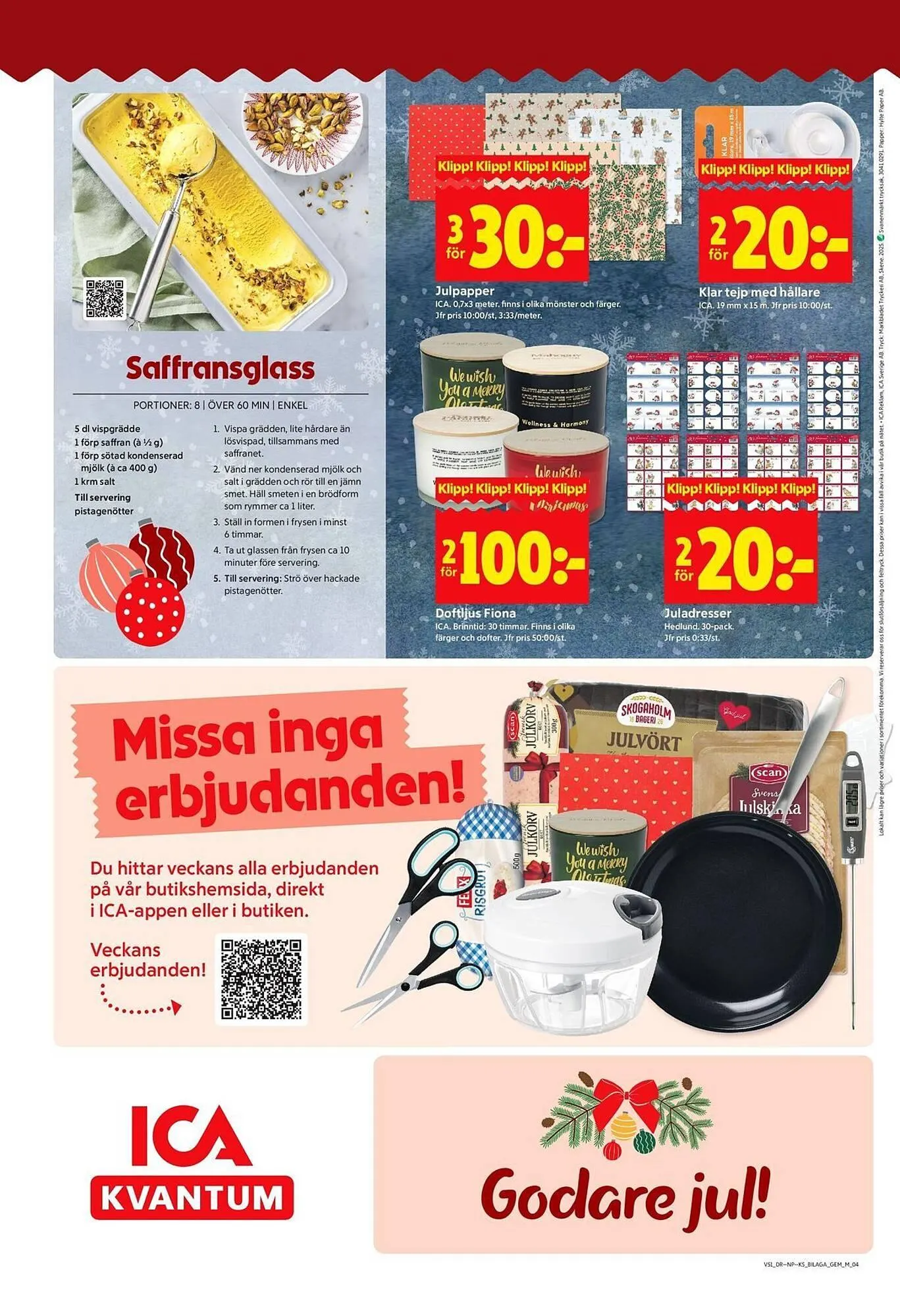 ICA Kvantum reklamblad från 15 december till 24 december 2025 - Reklamblad sidor 4
