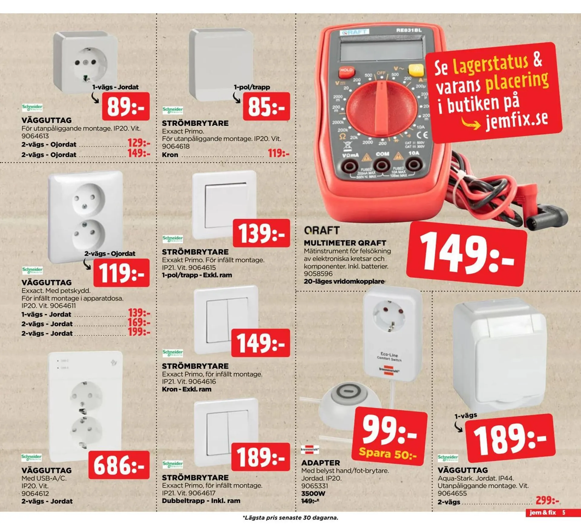 Jem&Fix reklamblad från 20 oktober till 2 november 2025 - Reklamblad sidor 5