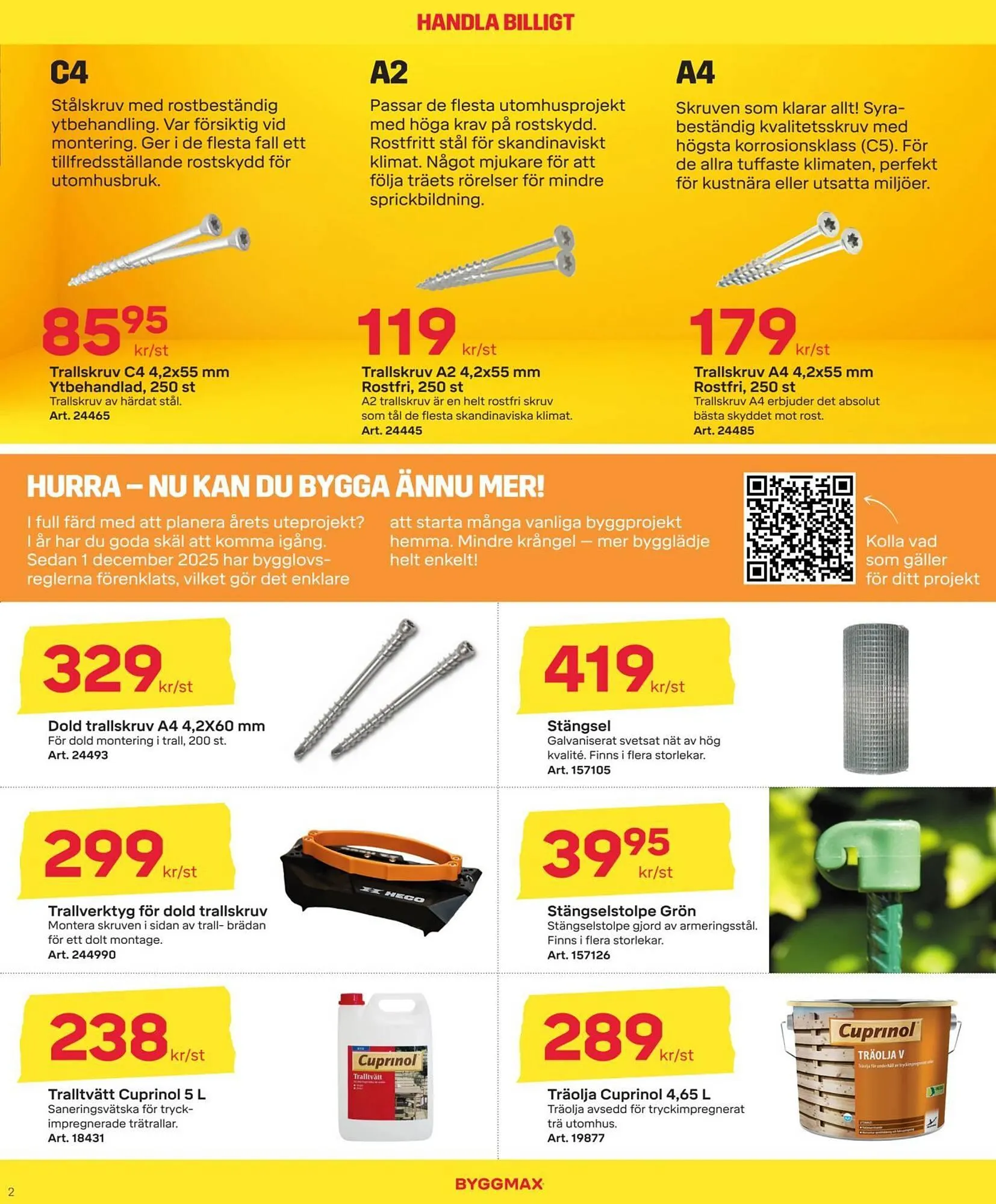Byggmax reklamblad från 20 mars till 7 april 2026 - Reklamblad sidor 7