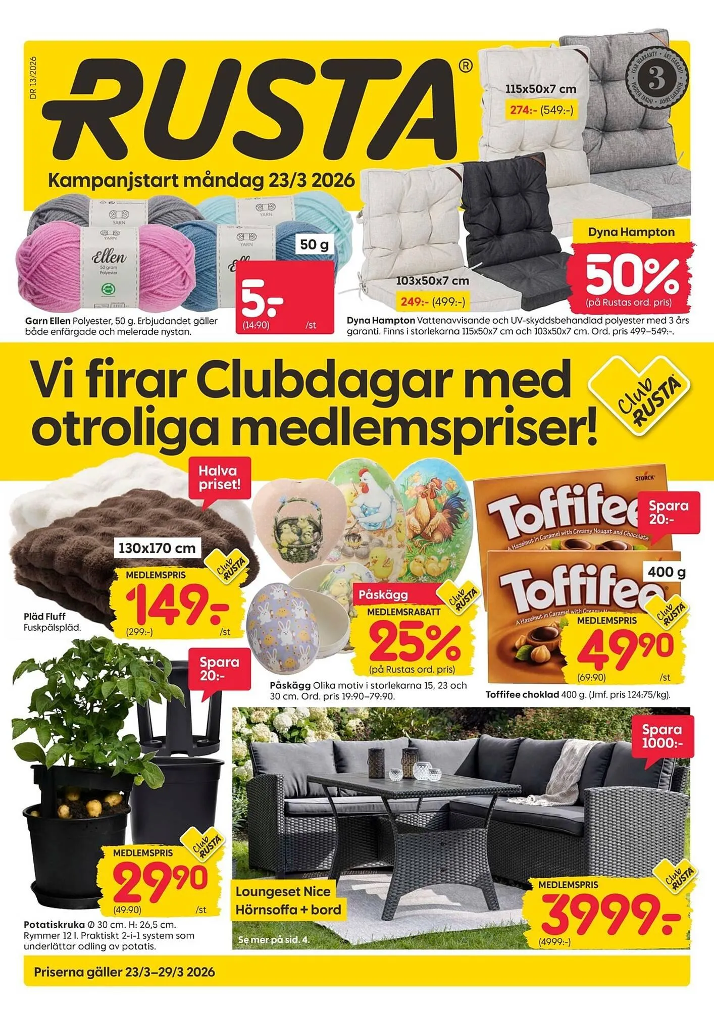 Rusta reklamblad - 1