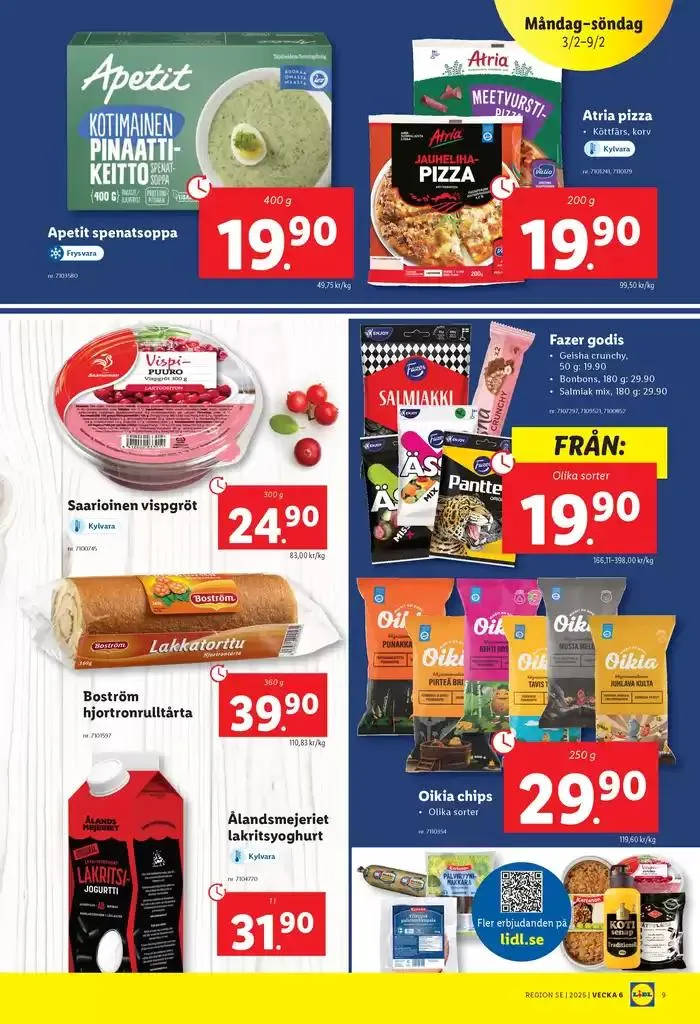 ERBJUDANDEN VECKA 6 från 3 februari till 9 februari 2025 - Reklamblad sidor 9