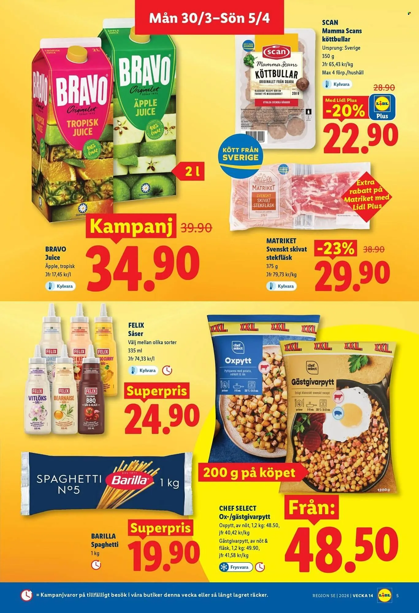 Lidl reklamblad från 30 mars till 5 april 2026 - Reklamblad sidor 5