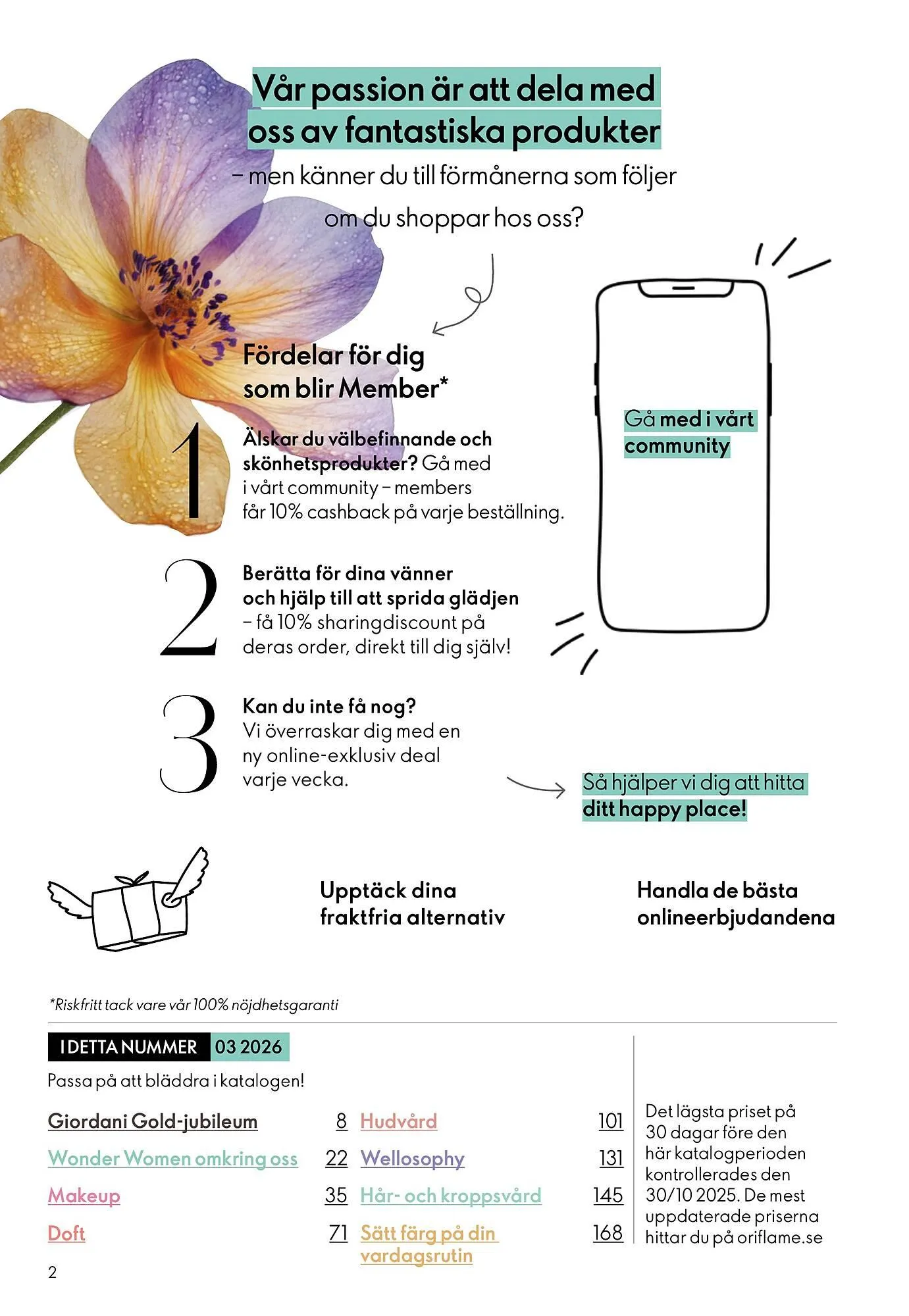 Oriflame reklamblad från 18 februari till 10 mars 2026 - Reklamblad sidor 2