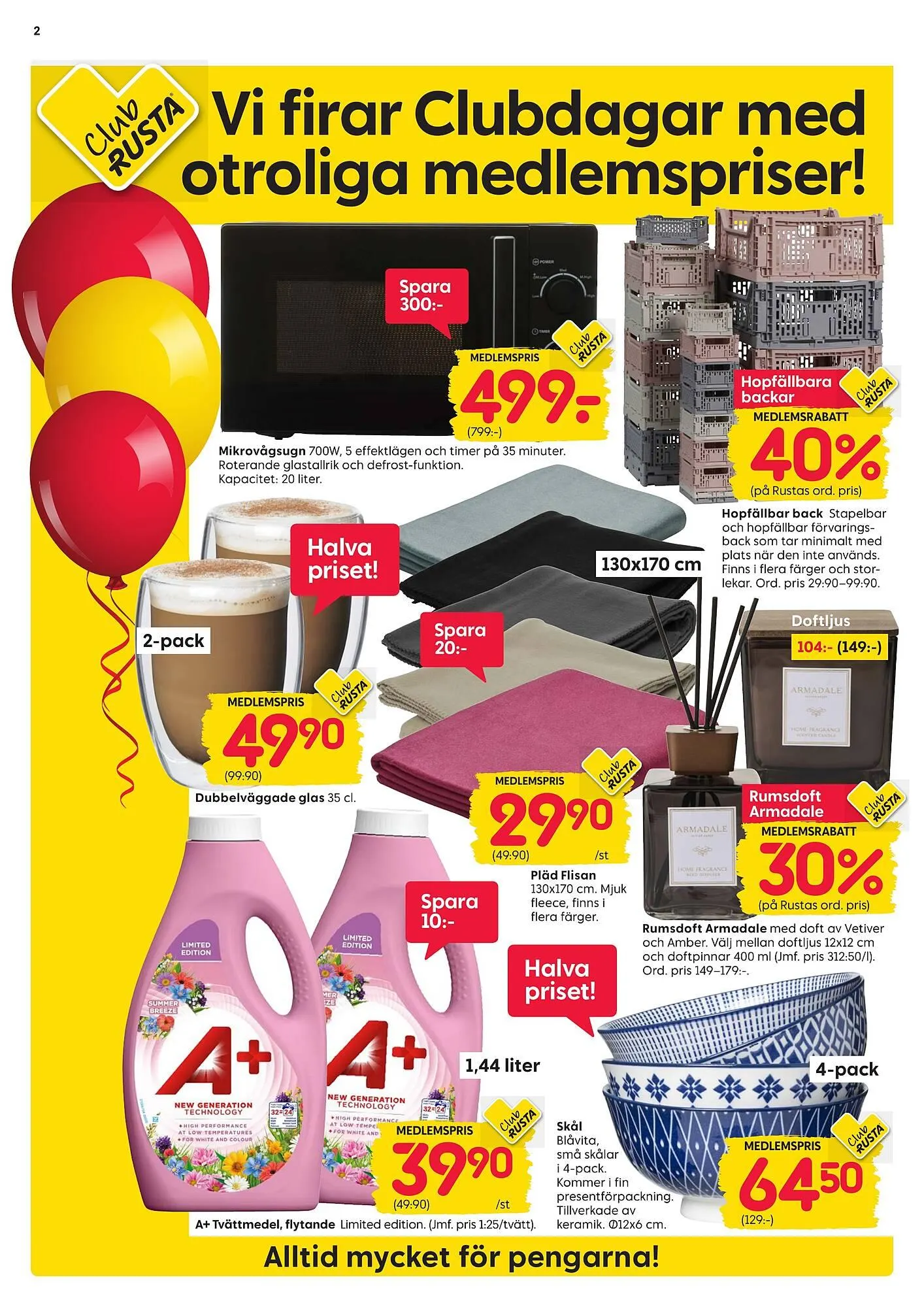 Rusta reklamblad från 25 augusti till 31 augusti 2025 - Reklamblad sidor 2
