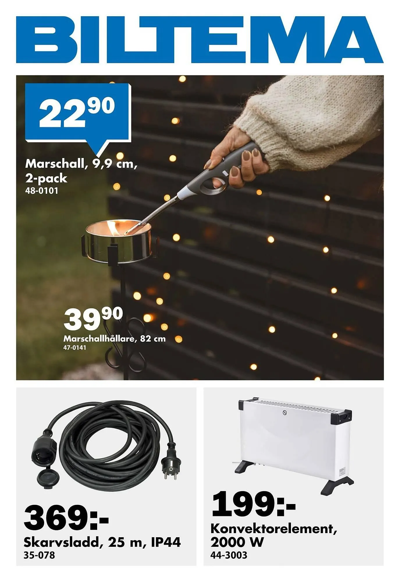 Biltema reklamblad från 25 september till 23 oktober 2025 - Reklamblad sidor 1