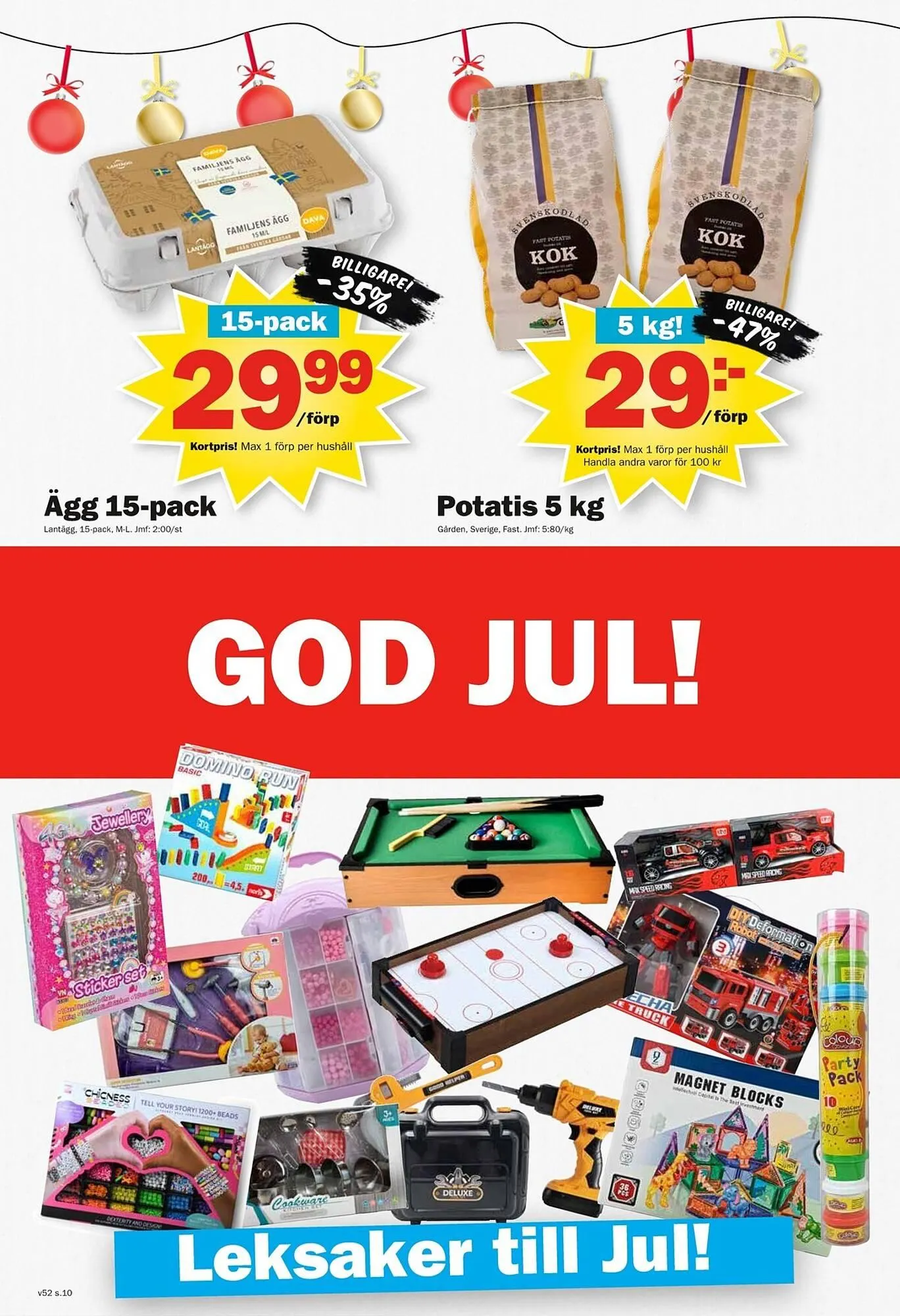 Pekås reklamblad från 22 december till 28 december 2025 - Reklamblad sidor 10
