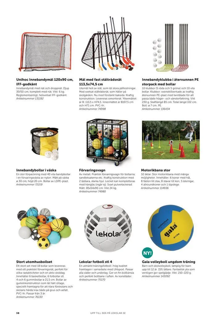 Nyheter och favoriter skola och fritidshem 2024 från 23 februari till 31 december 2024 - Reklamblad sidor 38