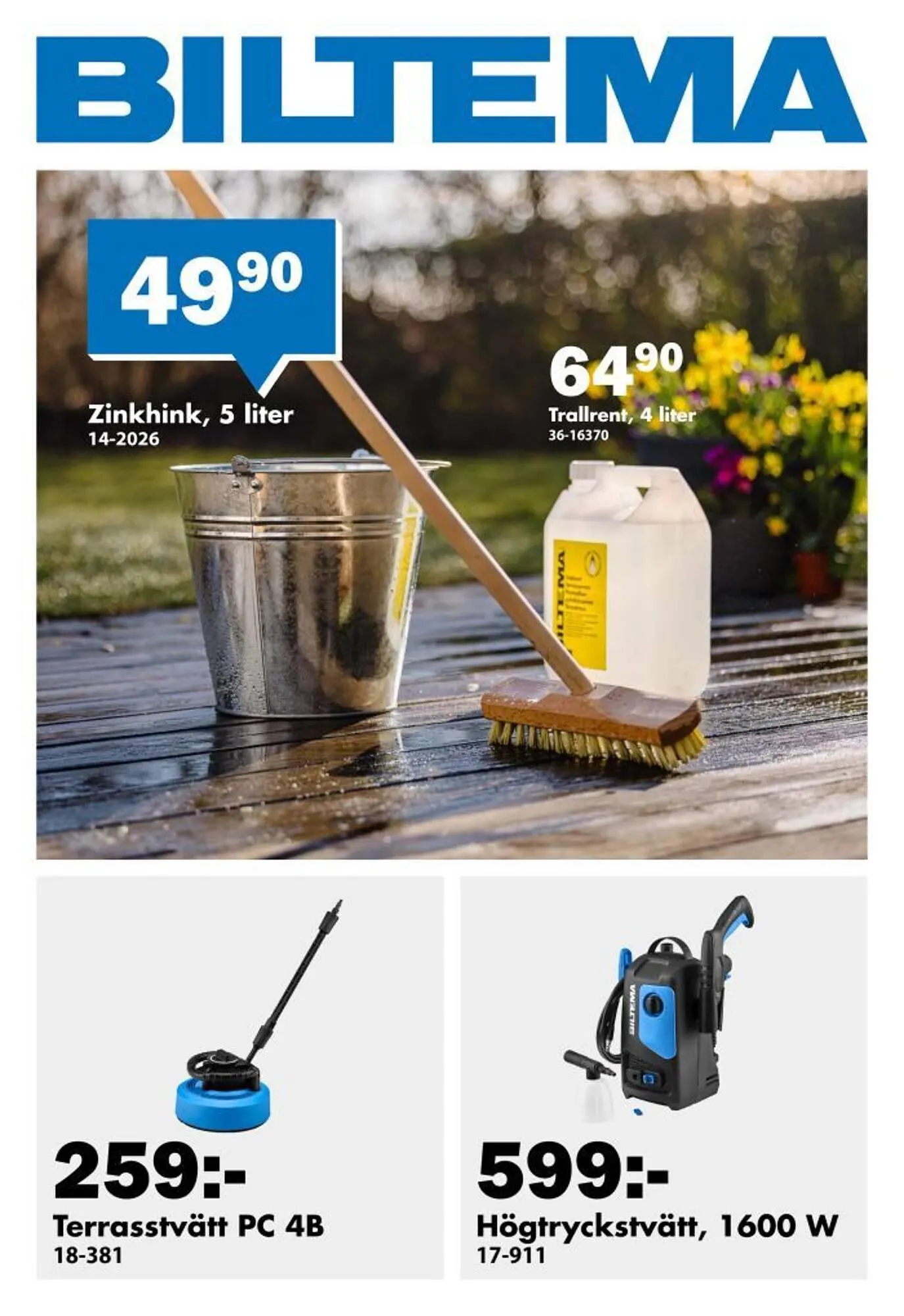 Biltema reklamblad från 28 april till 22 maj 2025 - Reklamblad sidor 1