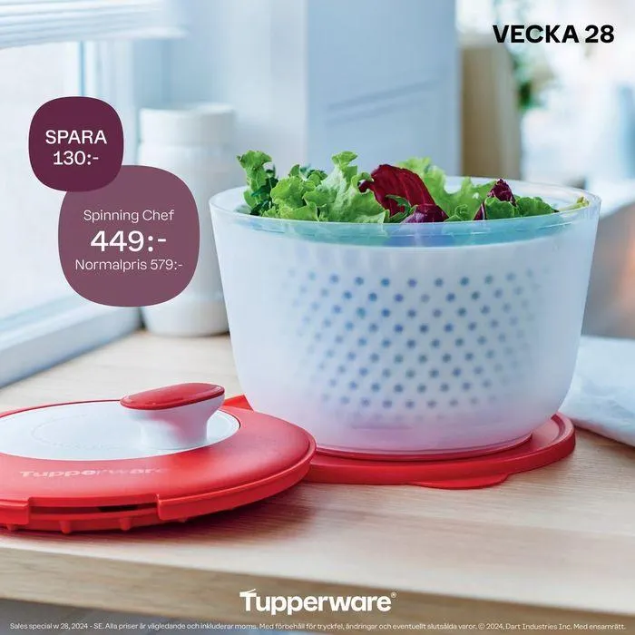 Tupperware reklamblad - 1
