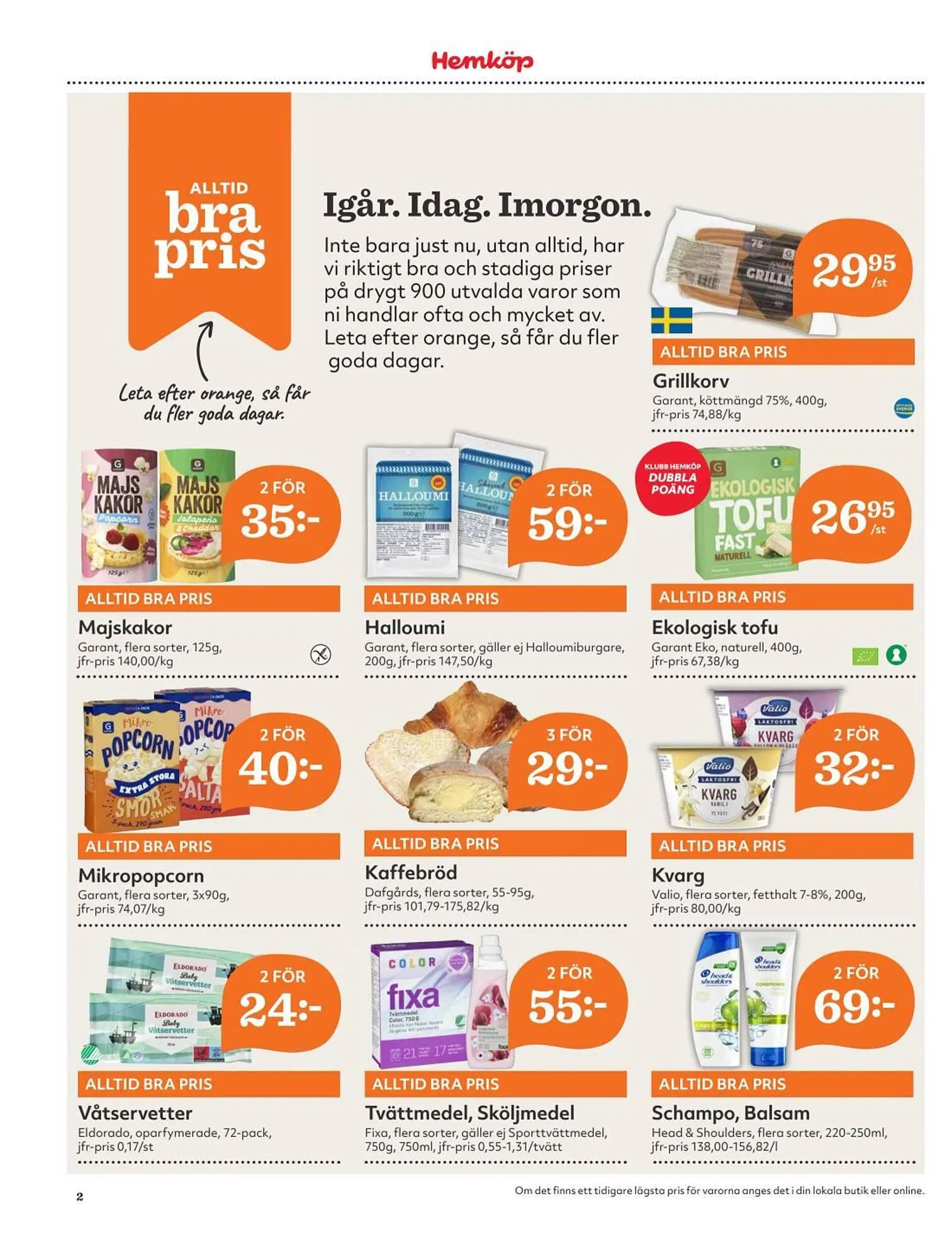 Hemköp reklamblad från 31 mars till 6 april 2025 - Reklamblad sidor 2