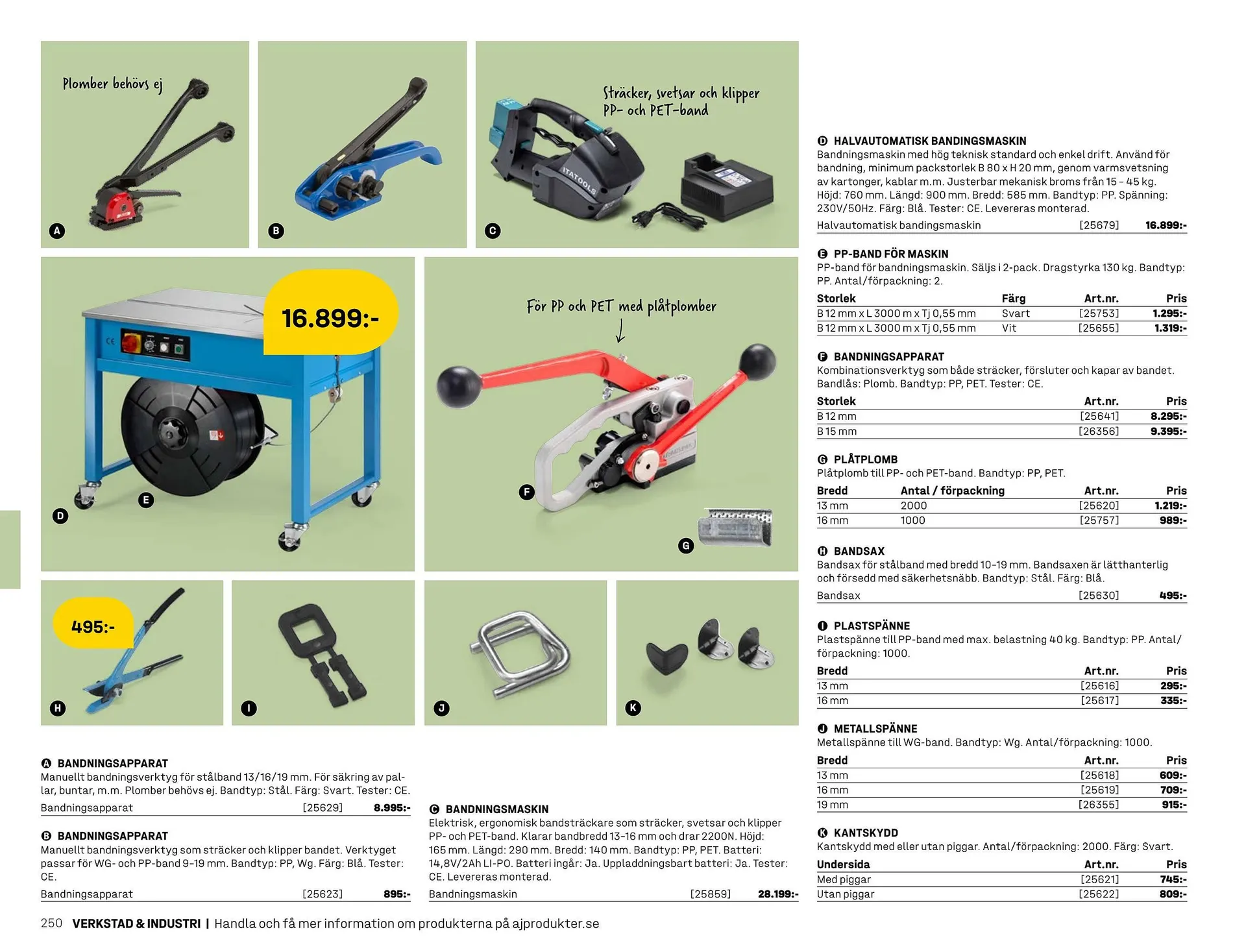 AJ Produkter reklamblad från 1 januari till 31 december 2025 - Reklamblad sidor 250