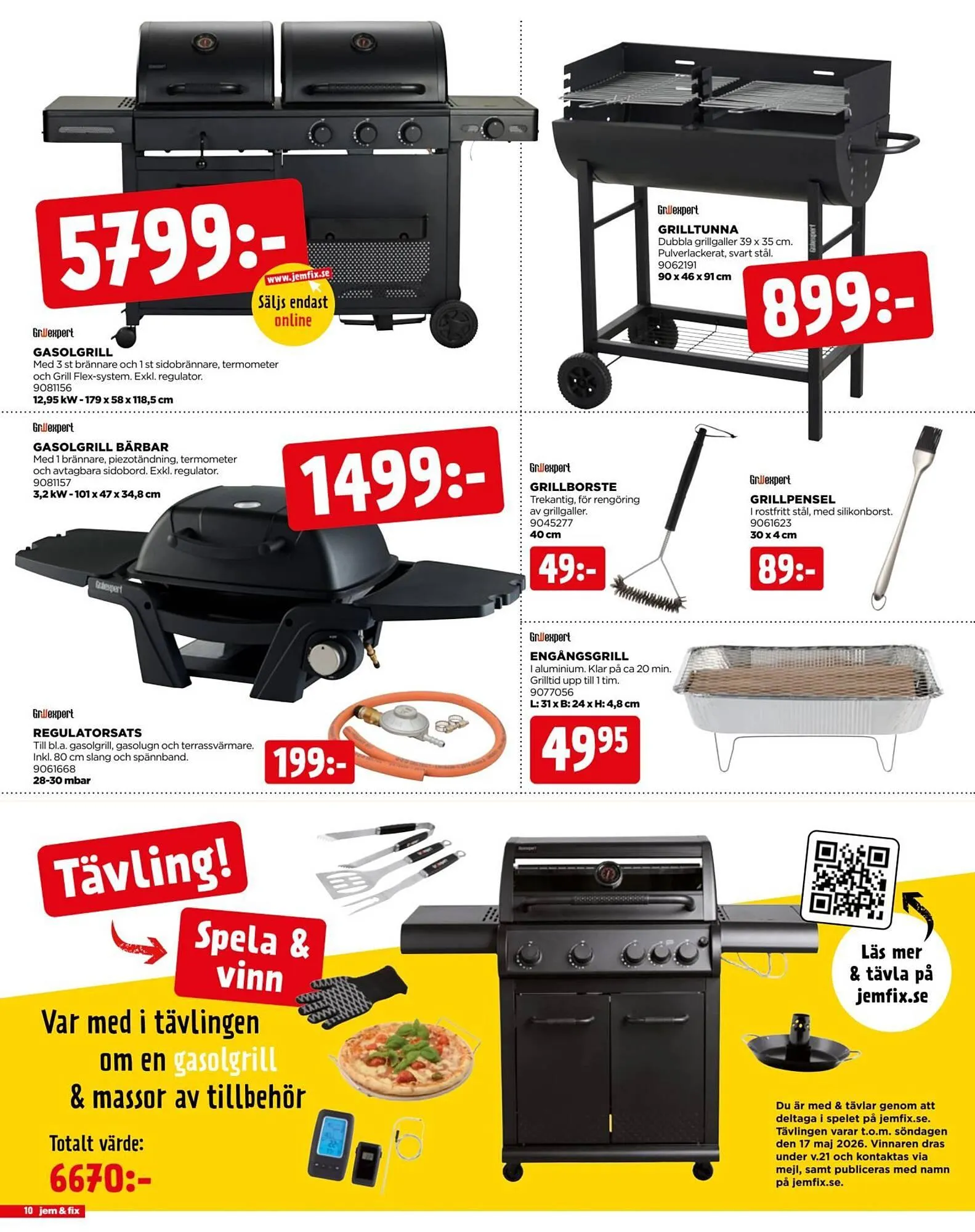 Jem&Fix reklamblad från 11 maj till 18 maj 2026 - Reklamblad sidor 10