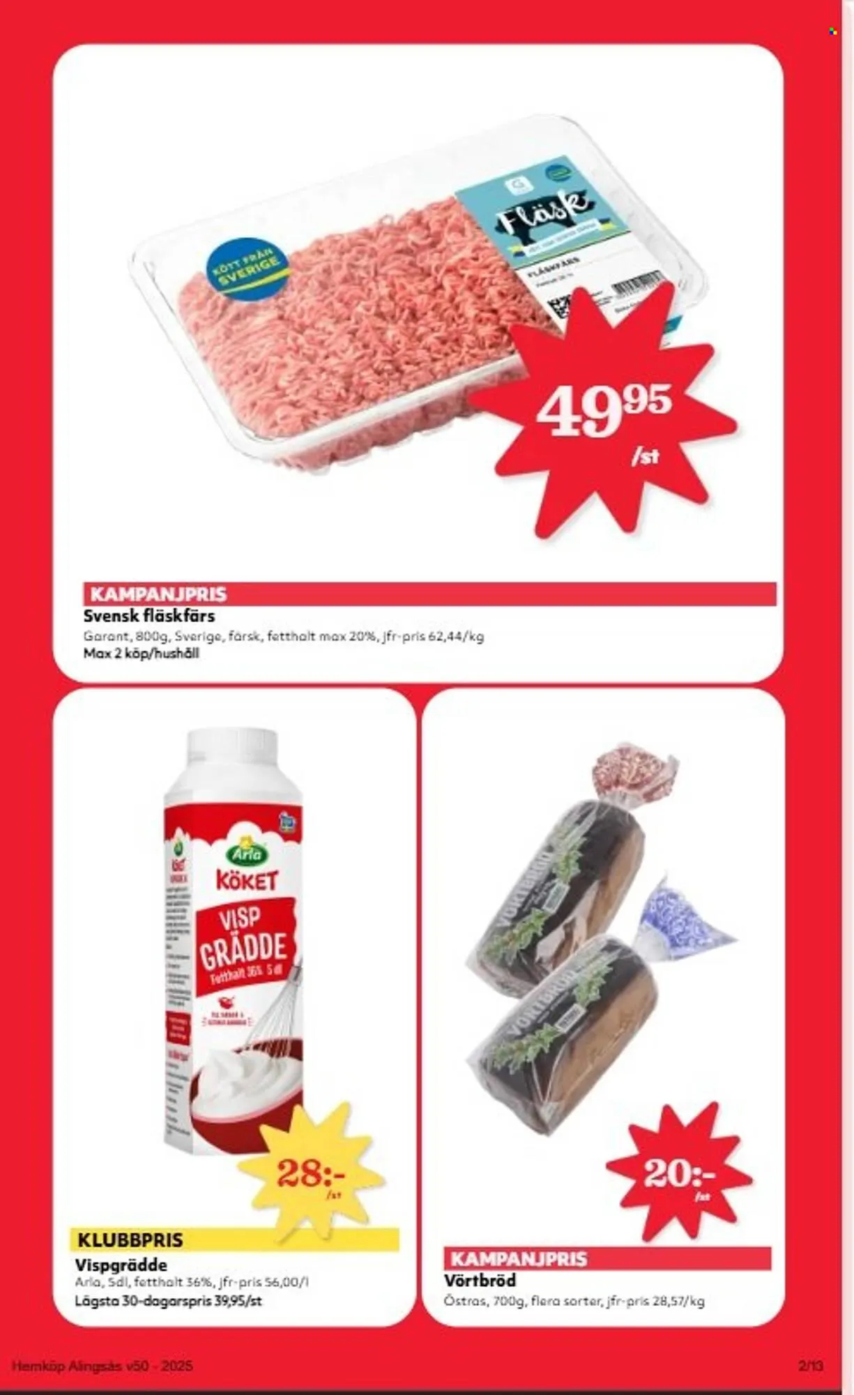 Hemköp reklamblad från 8 december till 14 december 2025 - Reklamblad sidor 2