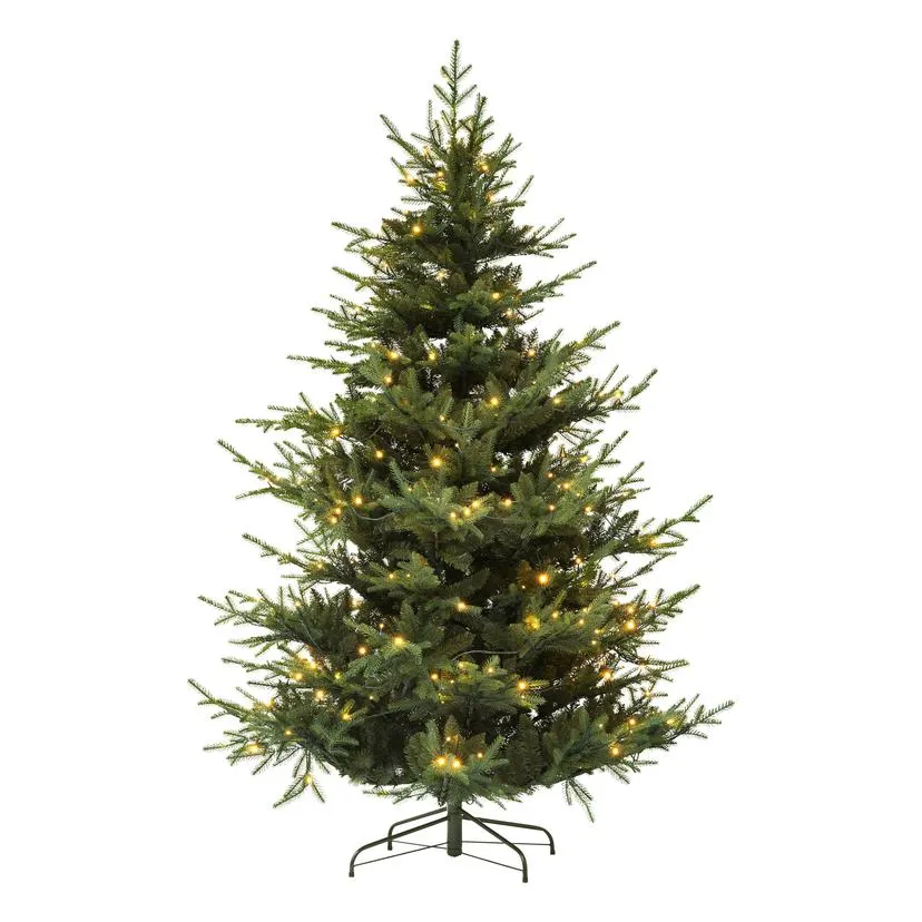 Julgran med belysning LED 210 cm