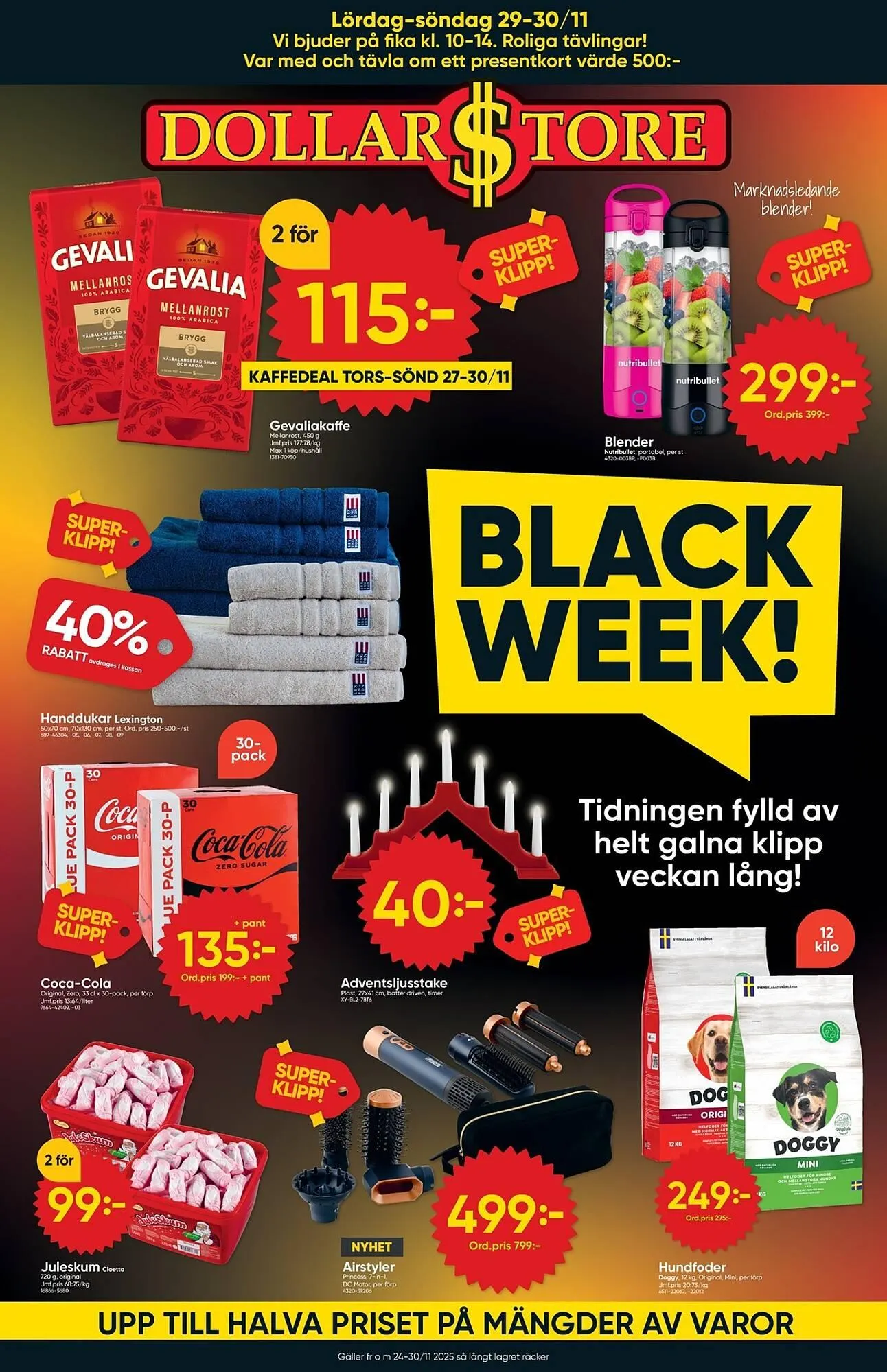 DollarStore annonsblad från 24 november till 30 november 2025 - Reklamblad sidor 1