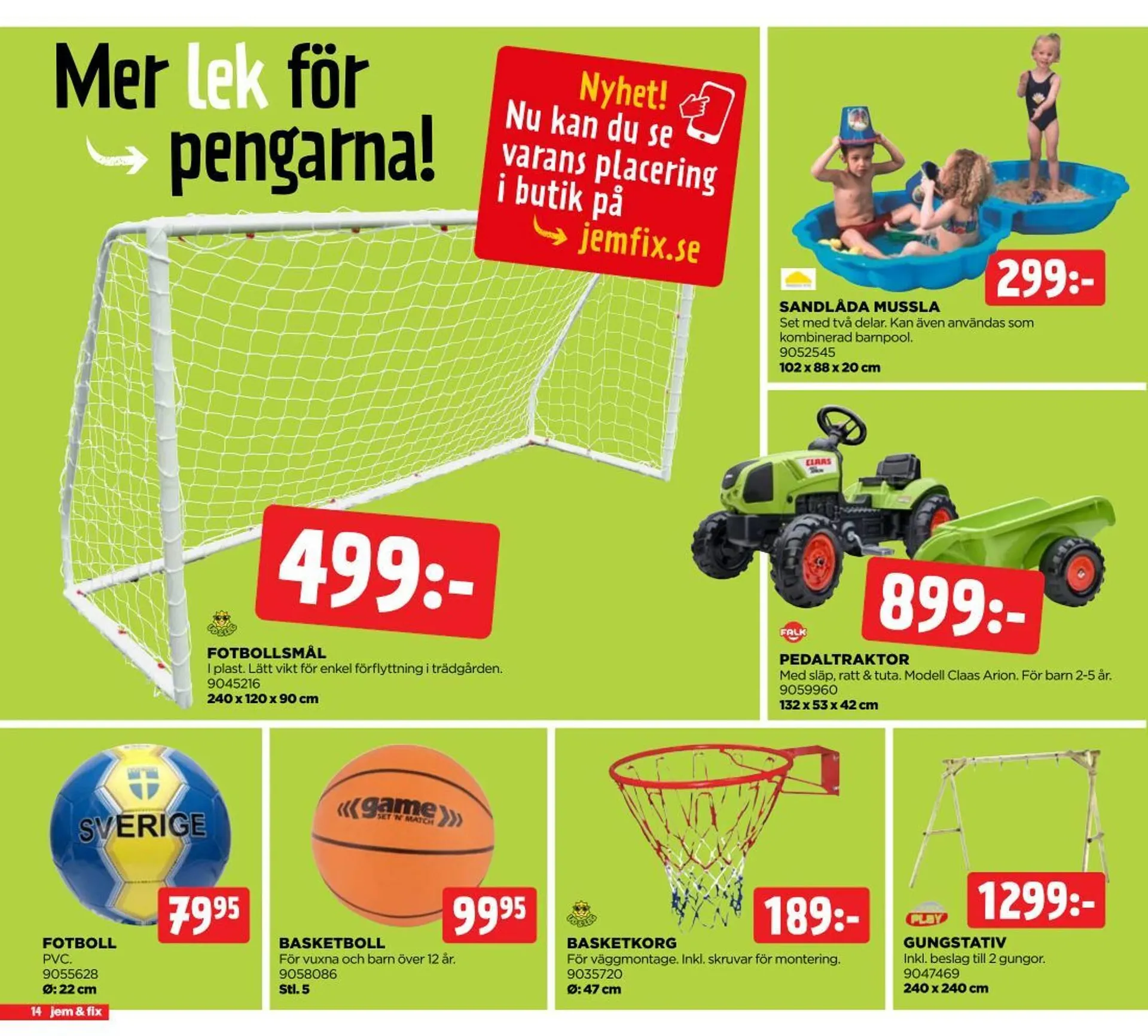 Jem&Fix reklamblad från 24 mars till 6 april 2025 - Reklamblad sidor 14