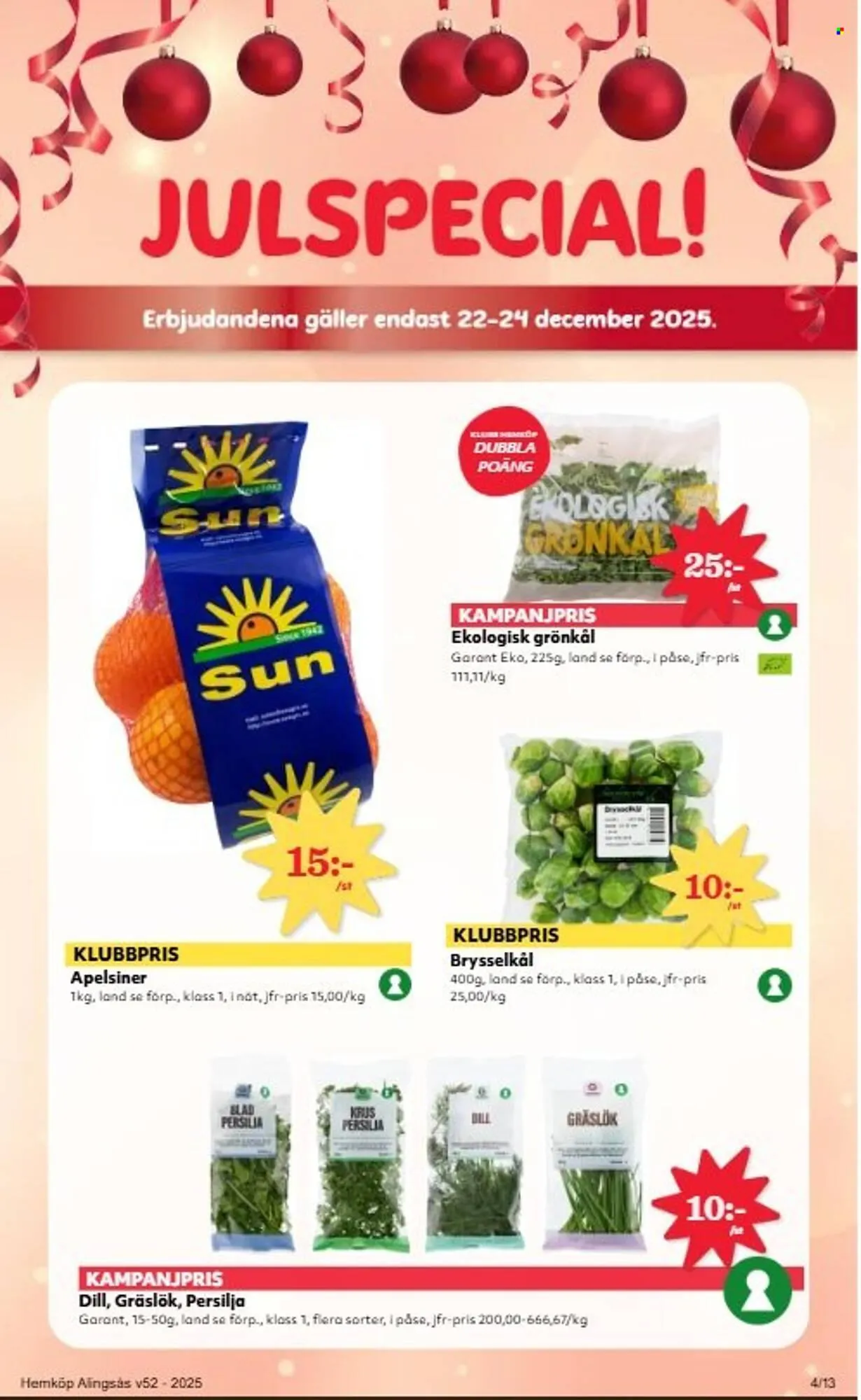 Hemköp reklamblad från 22 december till 28 december 2025 - Reklamblad sidor 4