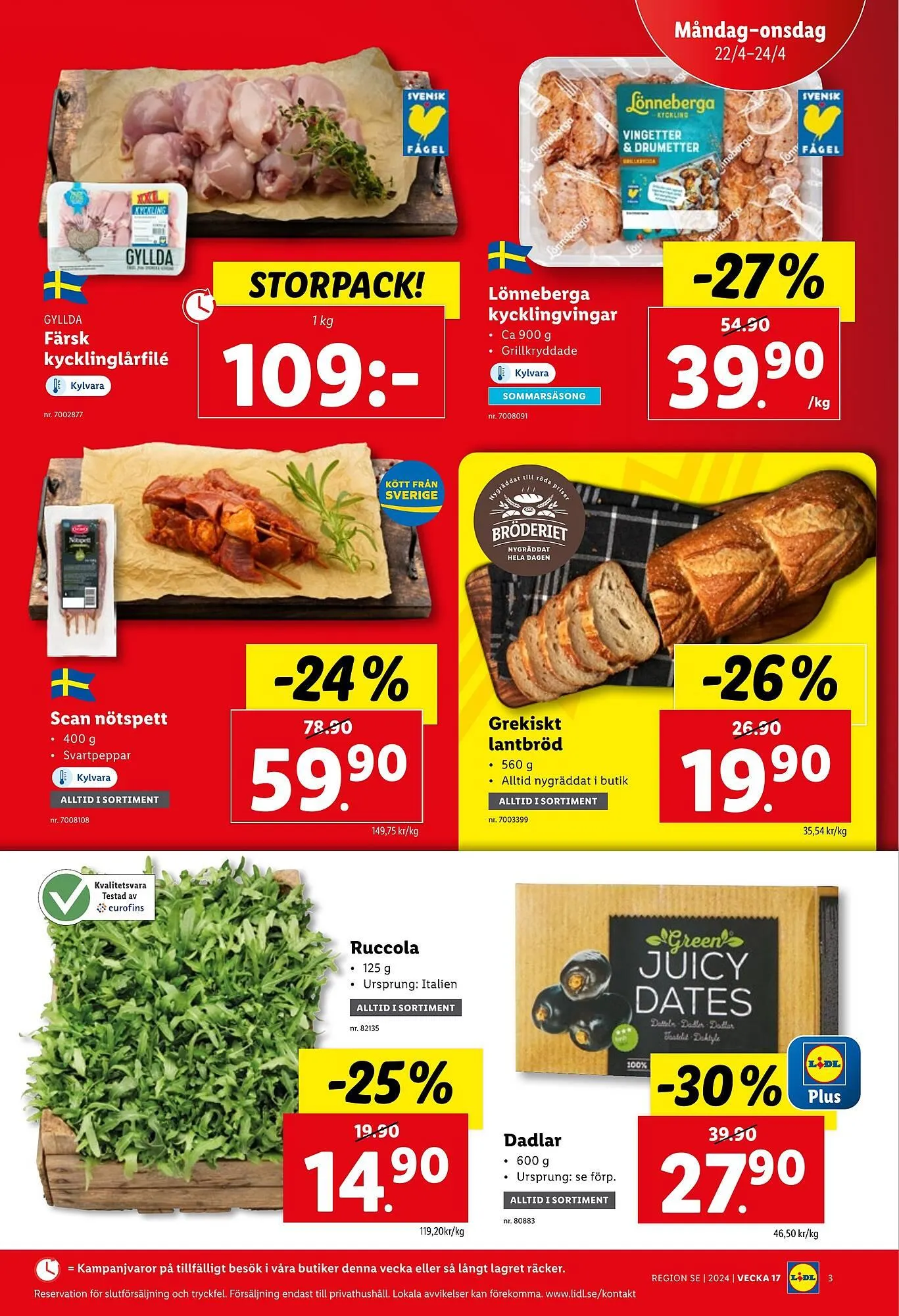 Lidl reklamblad från 22 april till 28 april 2024 - Reklamblad sidor 3
