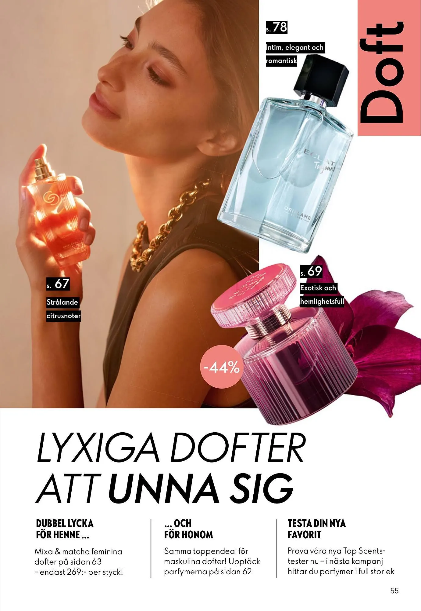 Oriflame reklamblad från 1 april till 30 april 2026 - Reklamblad sidor 55