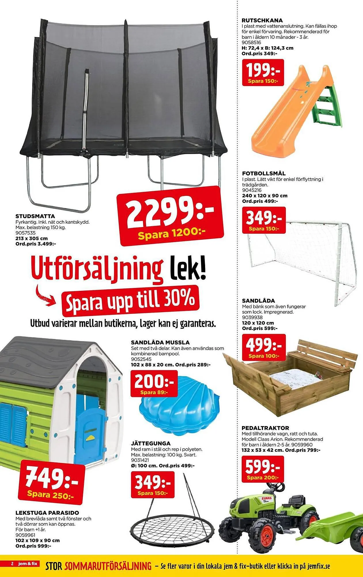 Jem&Fix reklamblad från 6 augusti till 20 augusti 2023 - Reklamblad sidor 2