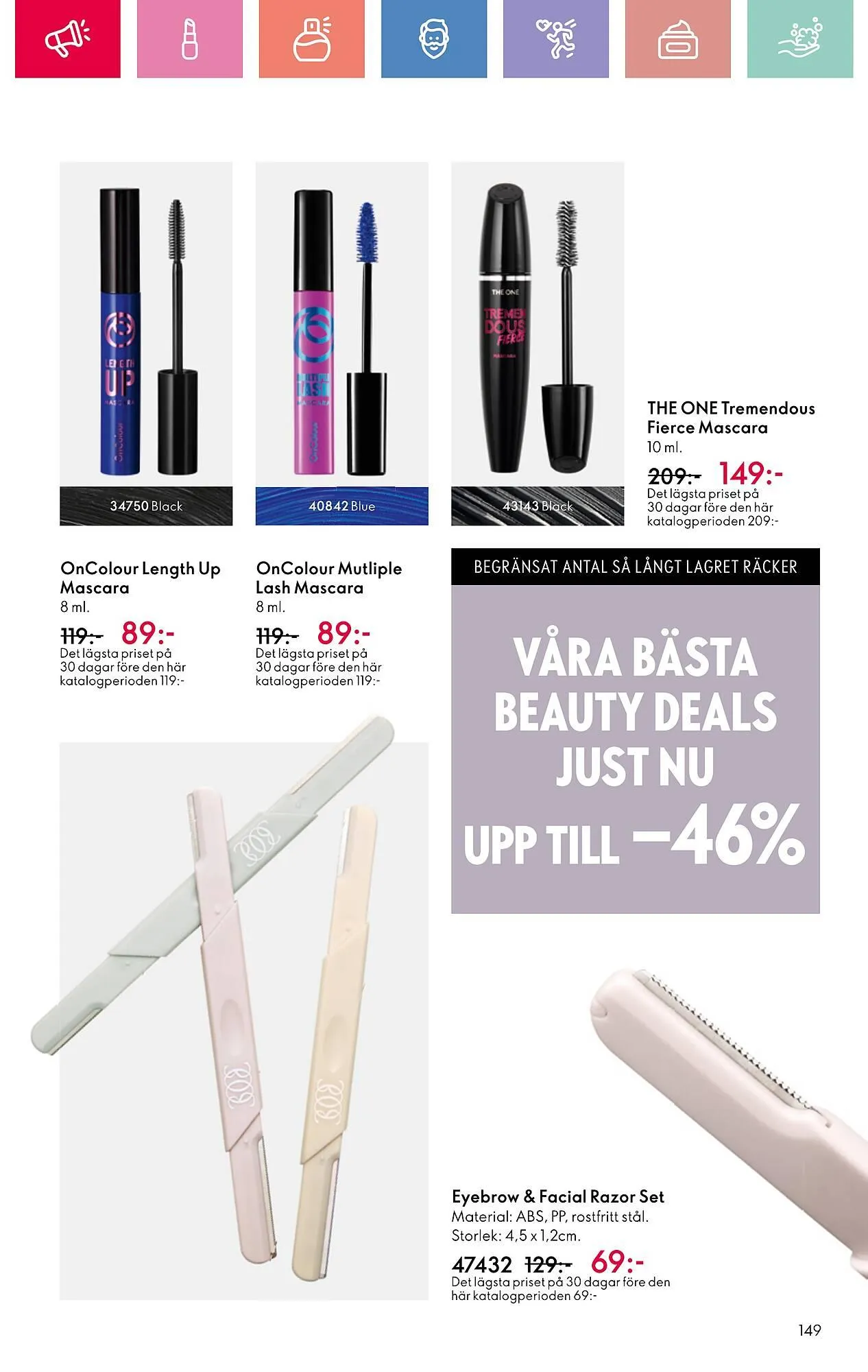 Oriflame reklamblad från 22 juni till 12 juli 2025 - Reklamblad sidor 149