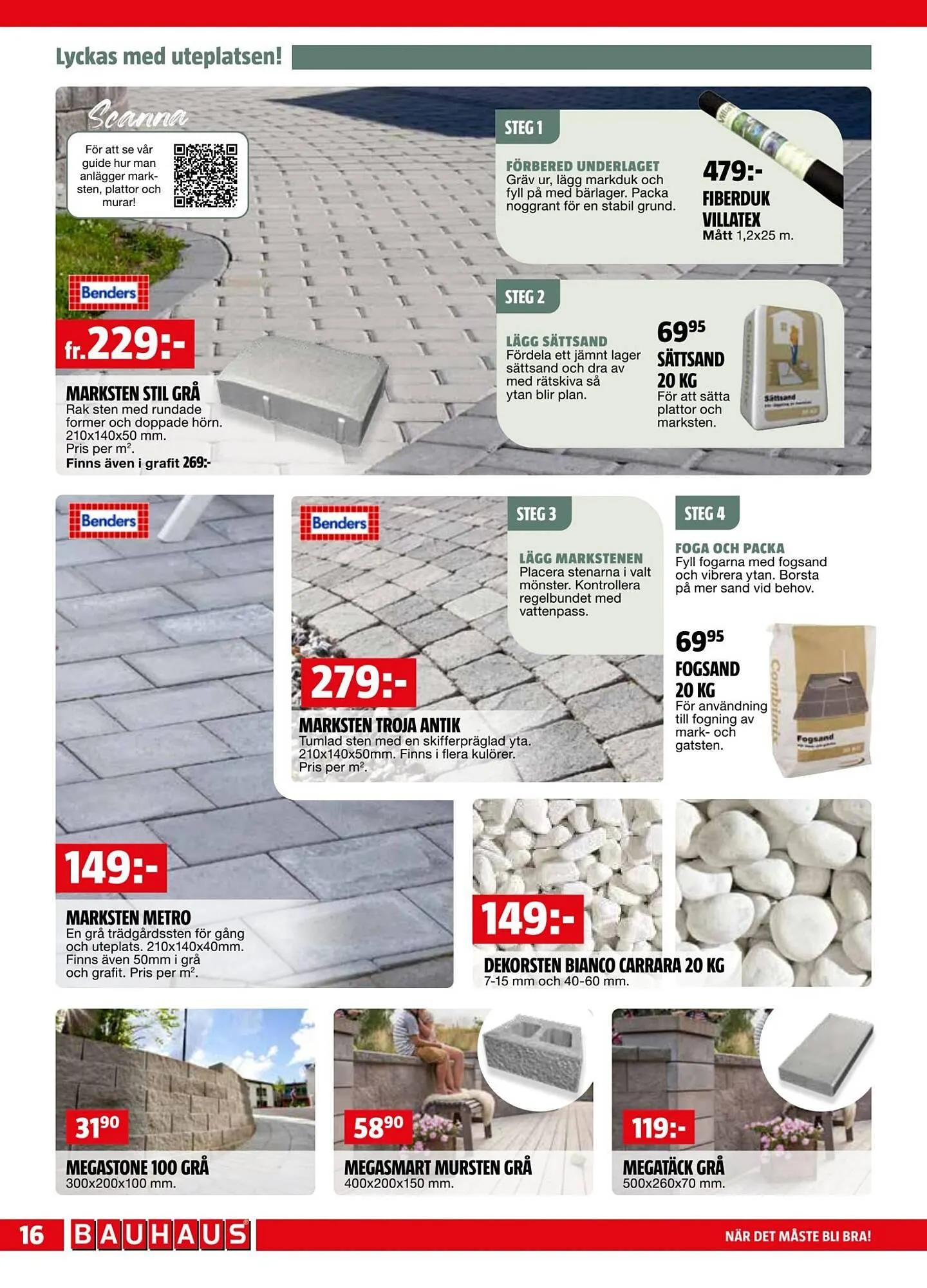 Bauhaus reklamblad från 7 april till 20 april 2026 - Reklamblad sidor 16