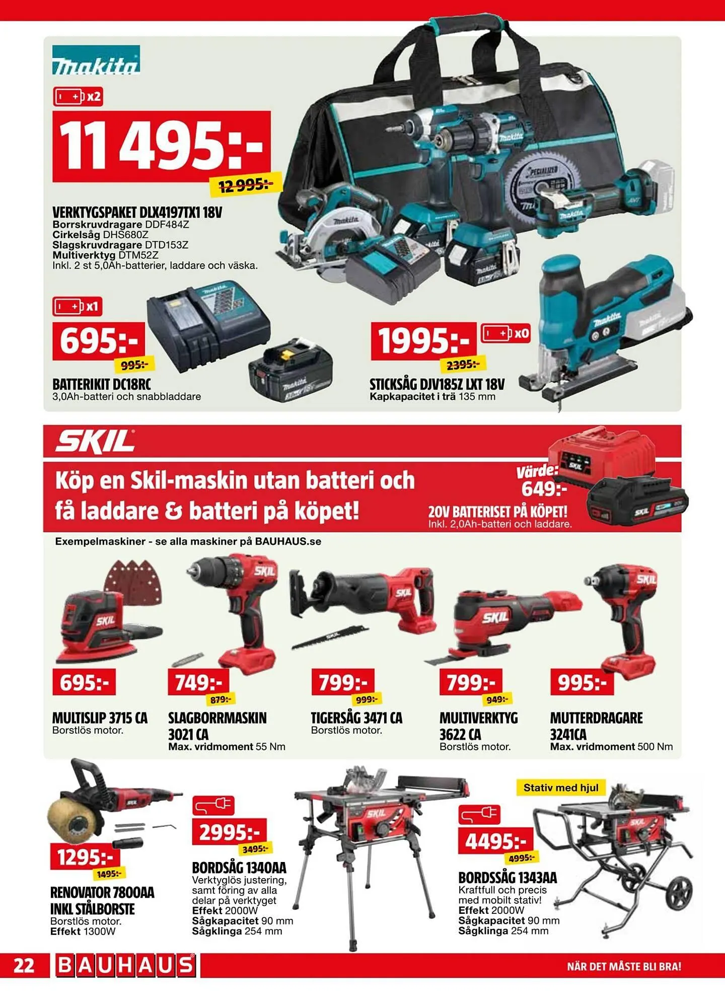 Bauhaus reklamblad från 4 maj till 18 maj 2026 - Reklamblad sidor 22