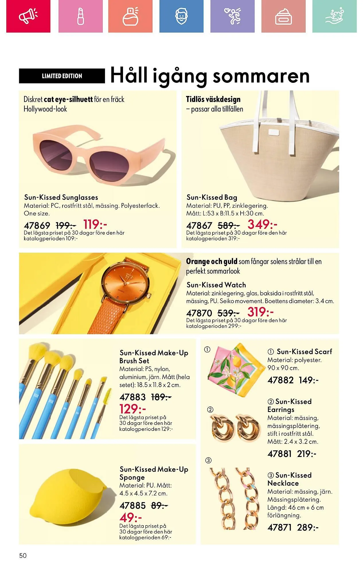 Oriflame reklamblad från 13 juli till 2 augusti 2025 - Reklamblad sidor 50