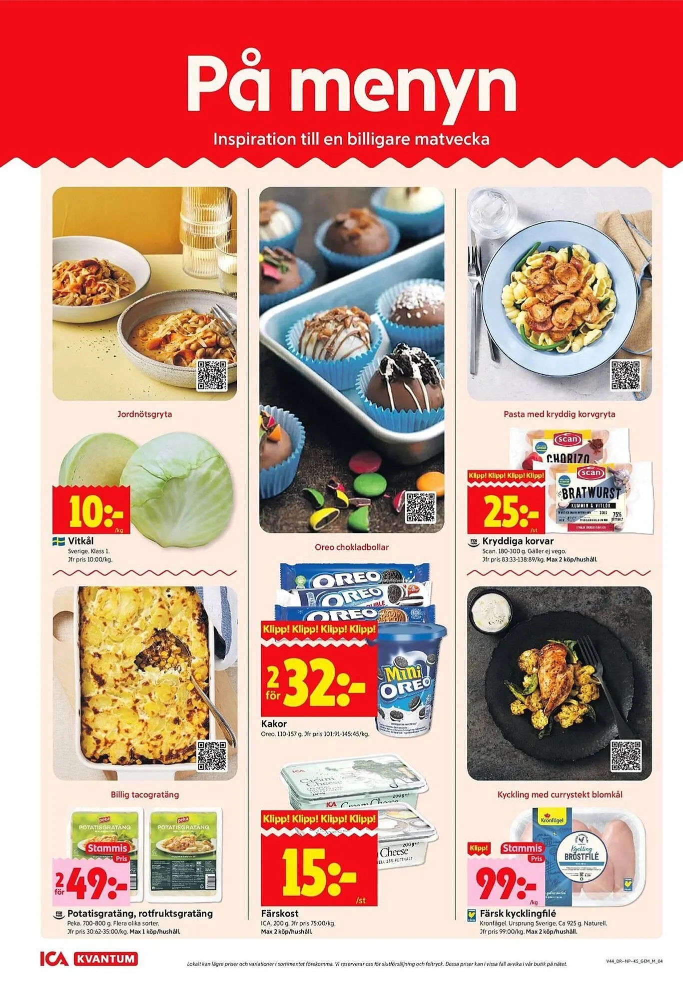 ICA Kvantum reklamblad från 27 oktober till 2 november 2025 - Reklamblad sidor 4
