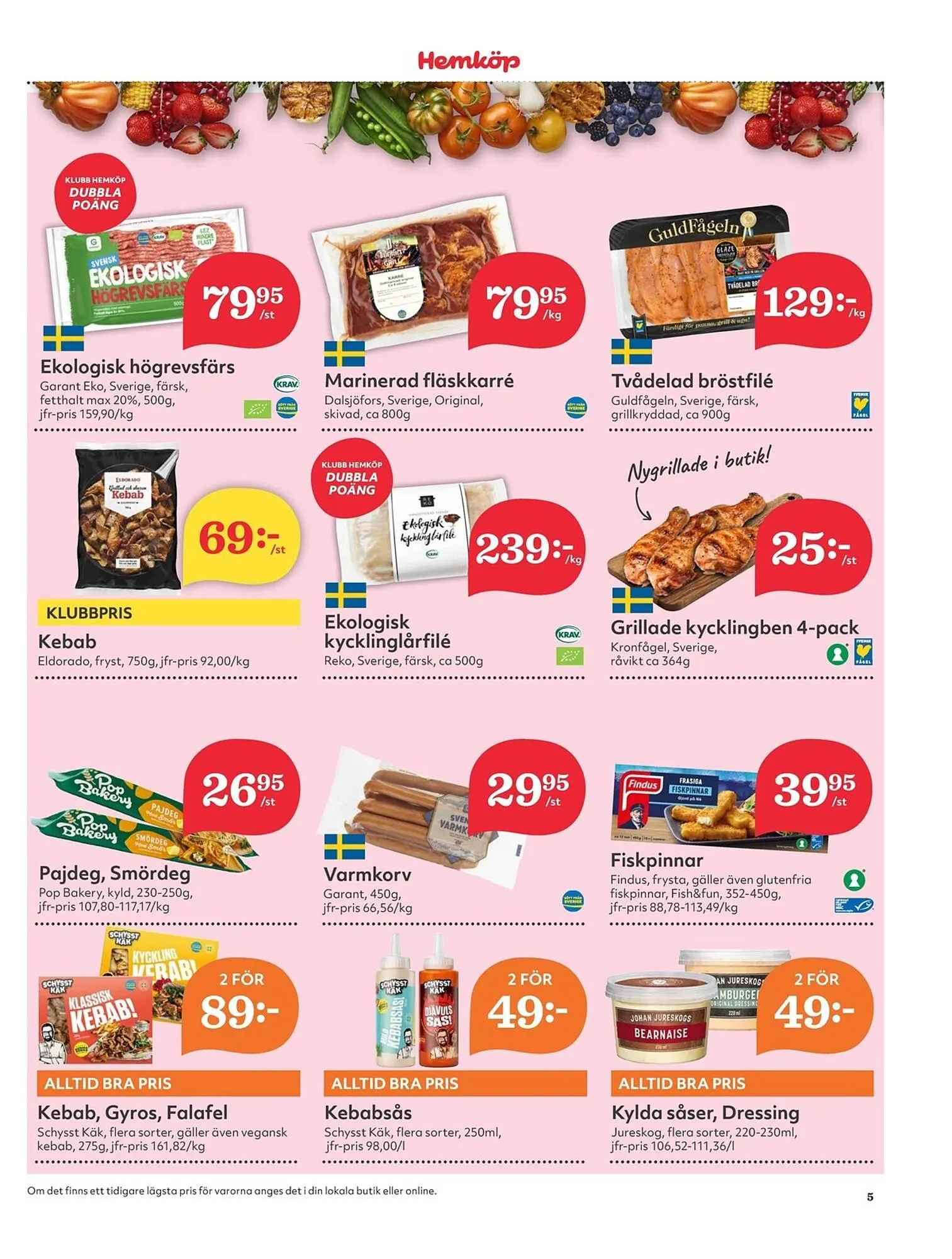 Hemköp reklamblad från 23 juni till 29 juni 2025 - Reklamblad sidor 5