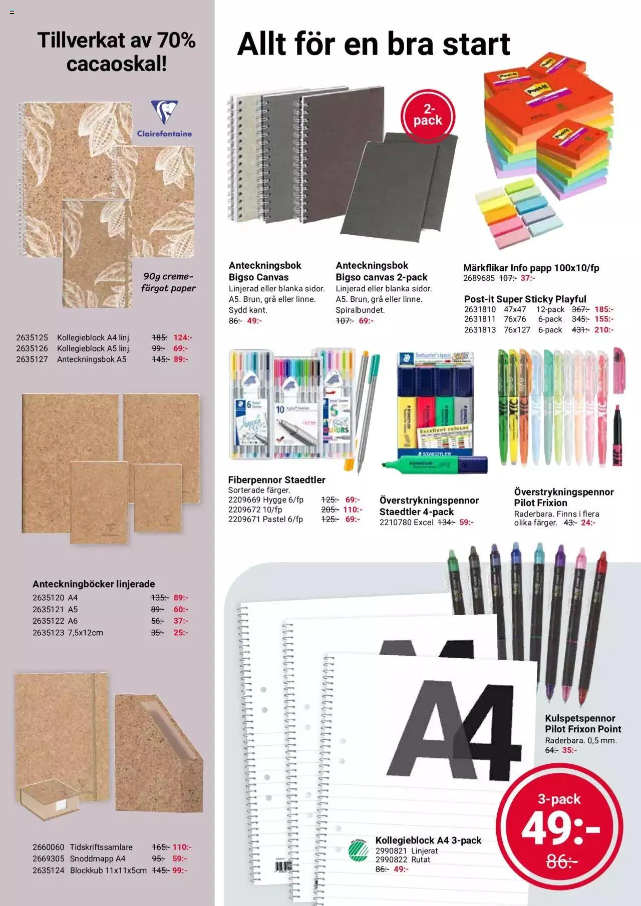 Office Depot - erbjudanden från 1 september till 30 september 2023 - Reklamblad sidor 2