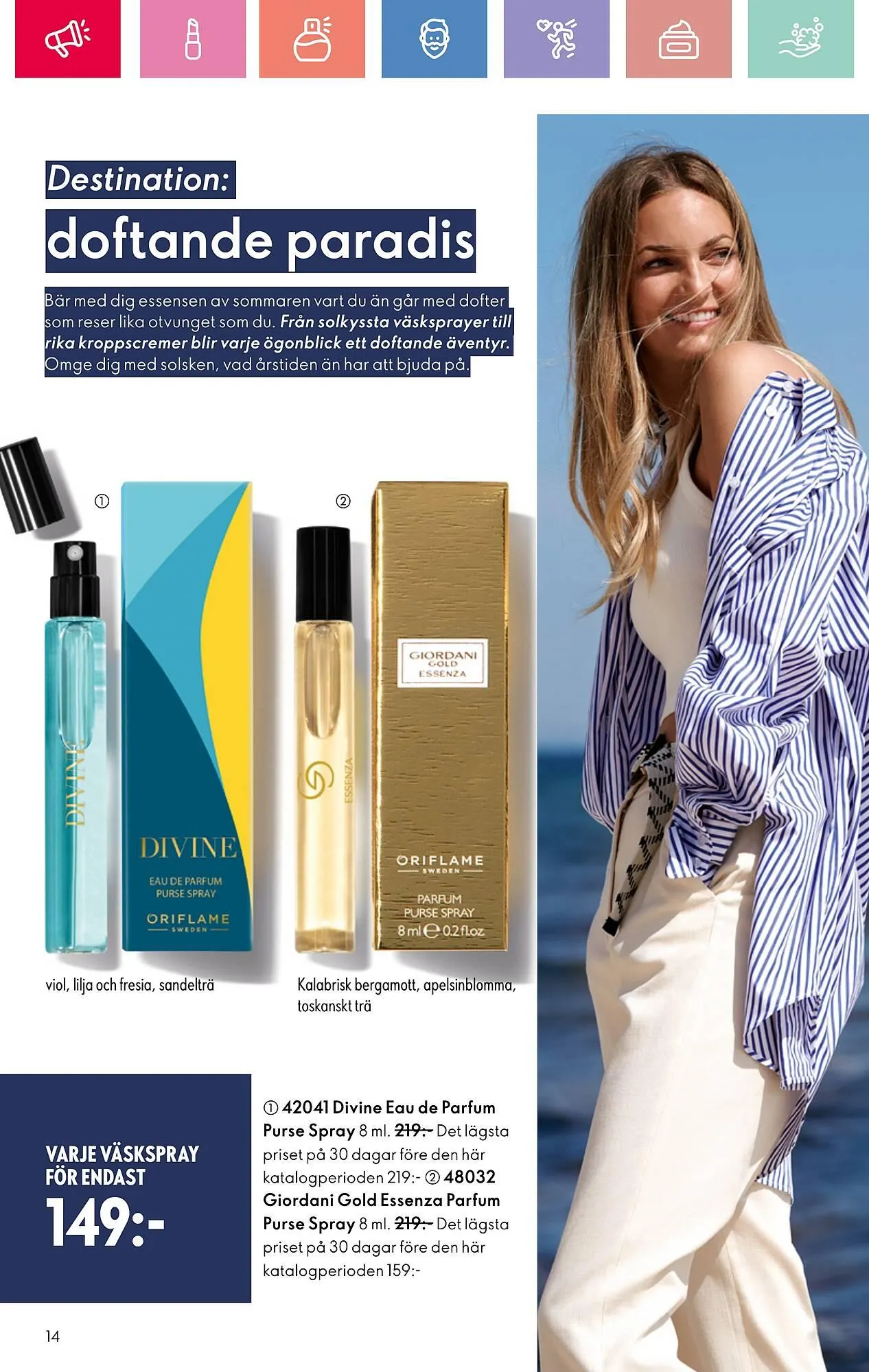 Oriflame reklamblad från 22 juni till 12 juli 2025 - Reklamblad sidor 14